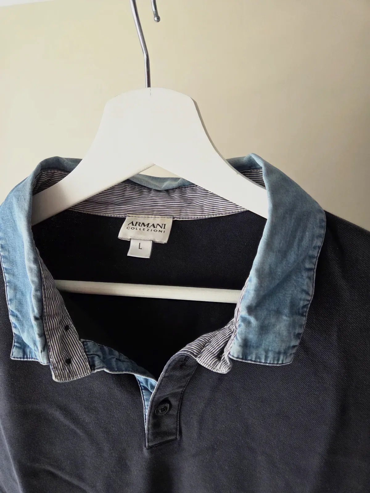 Polo Armani Collezioni bleu marine Taille L – Armani – bleu marine – taille L 4