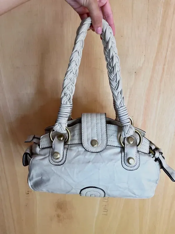 Sac à main beige tressé – Iro – beige – taille Taille unique 2