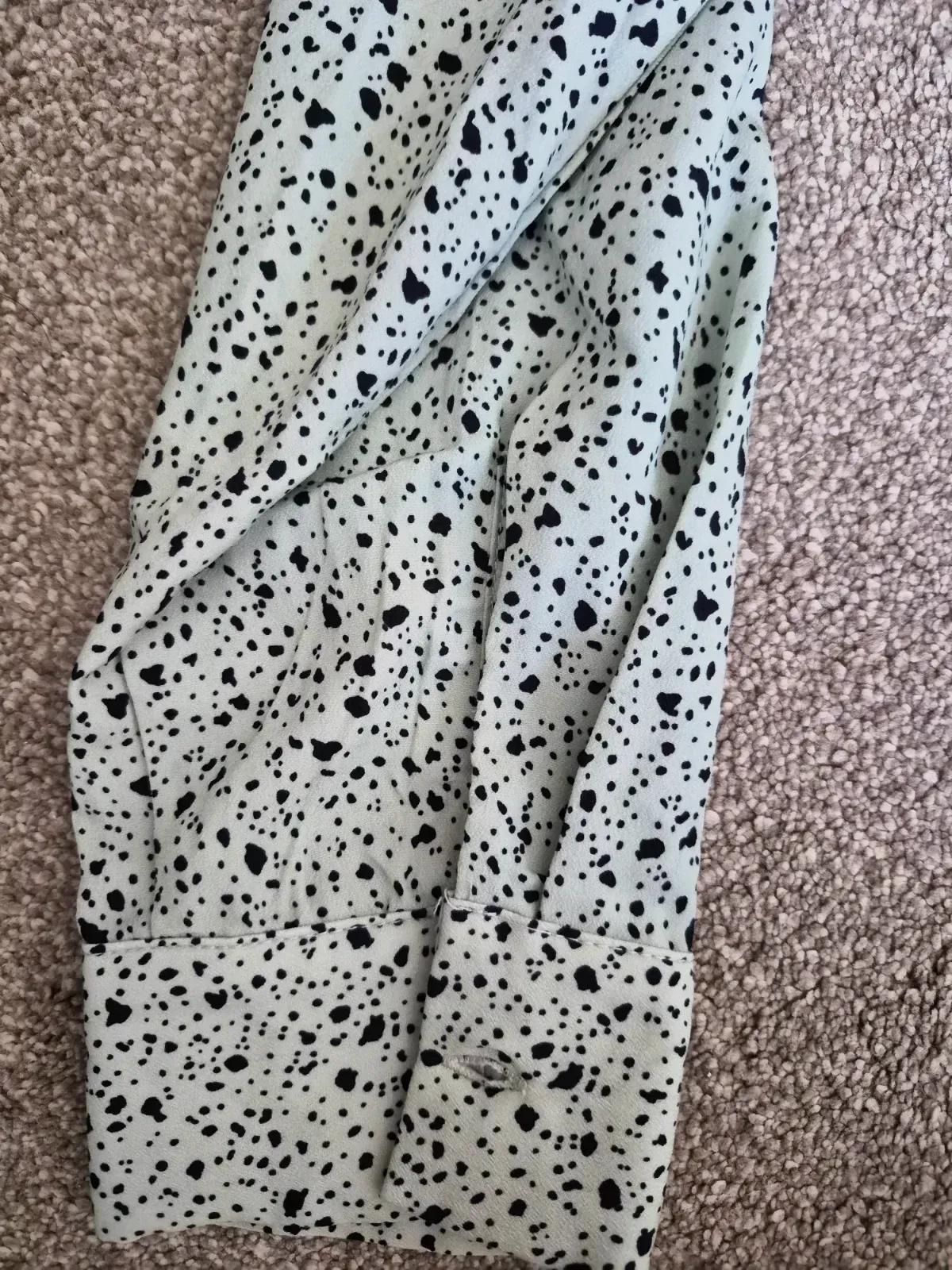 White Speckled Throw Blanket – Jolie Moi – blanc et noir 4