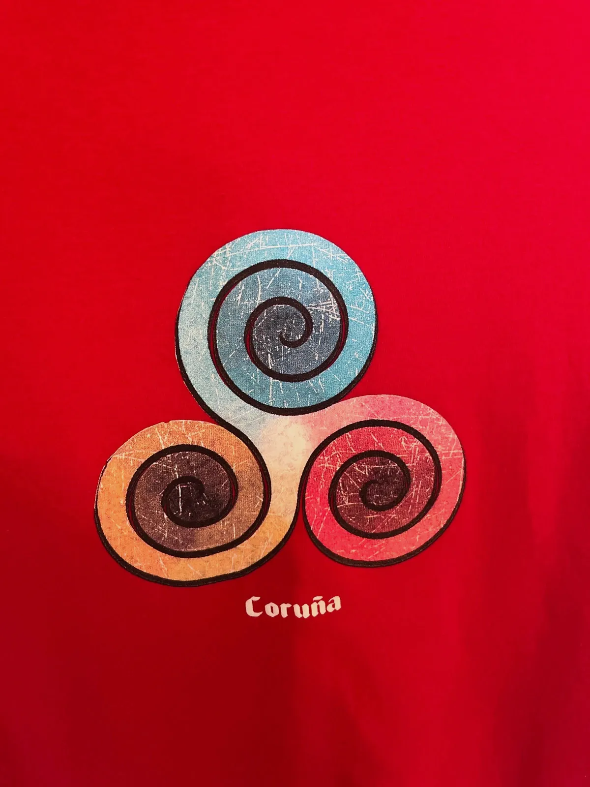 Camiseta roja Trisquel Celta "Coruña" - Talla XXL - Roly – Roly – taille XXL 3