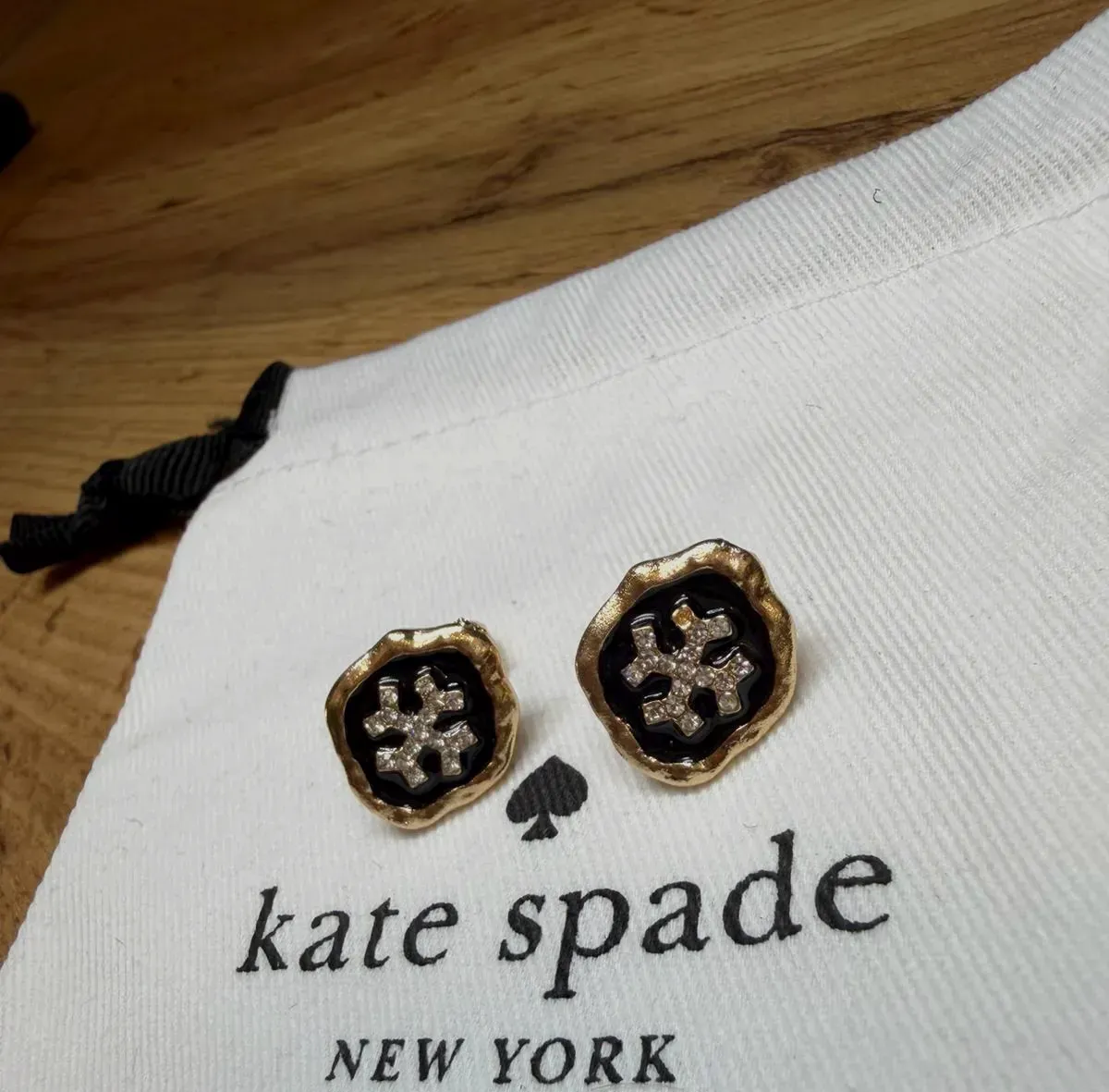 Boucles d'oreilles Kate Spade – Kate Spade – blanc, doré – taille Taille unique 2