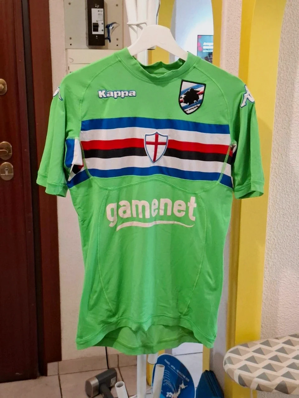Maillot Vintage Third UC Sampdoria 2011-2012 Kappa - Vert - Collector Serie A - Taille M