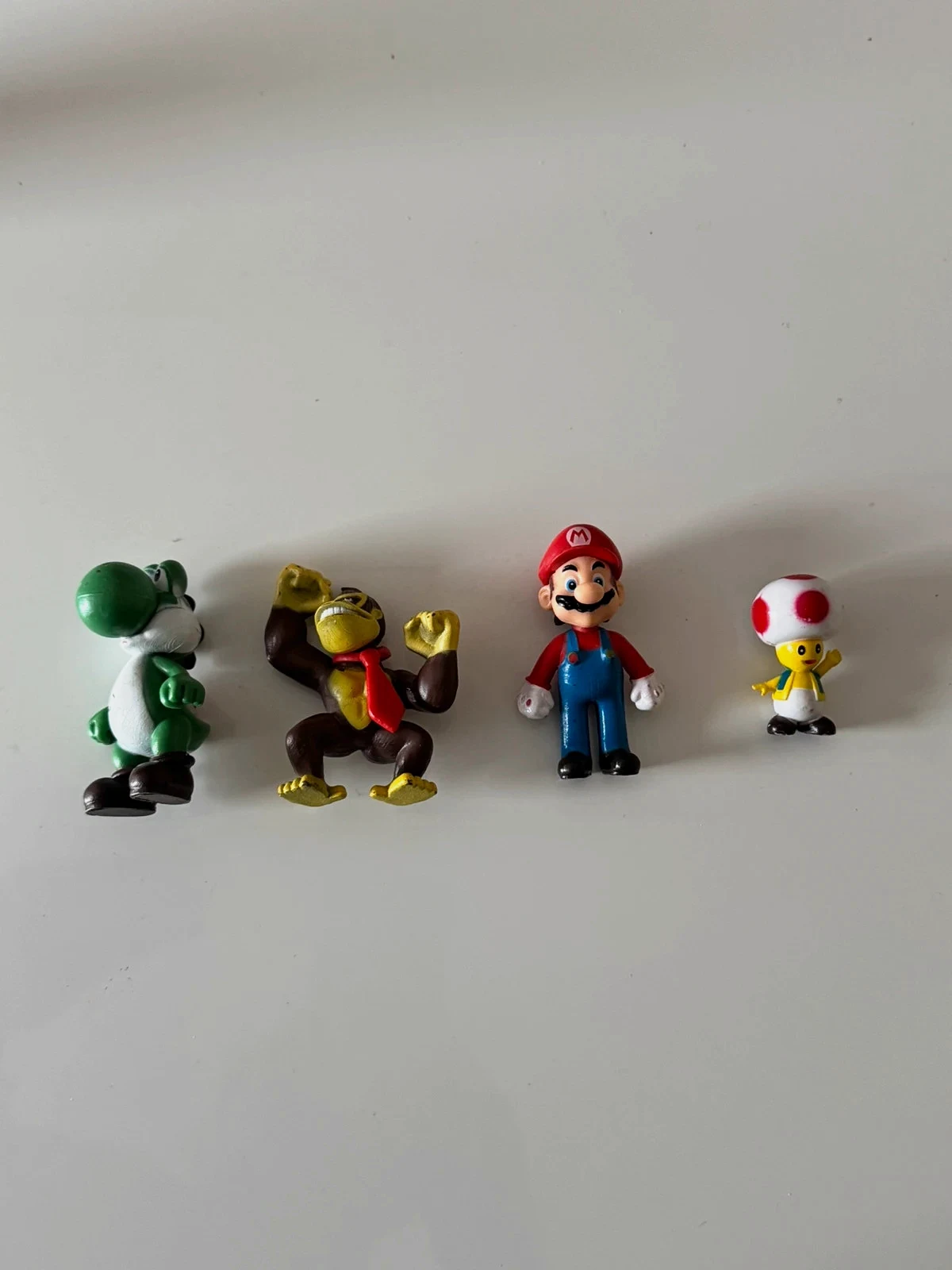 Figurines super Mario Nintendo 4 personnages