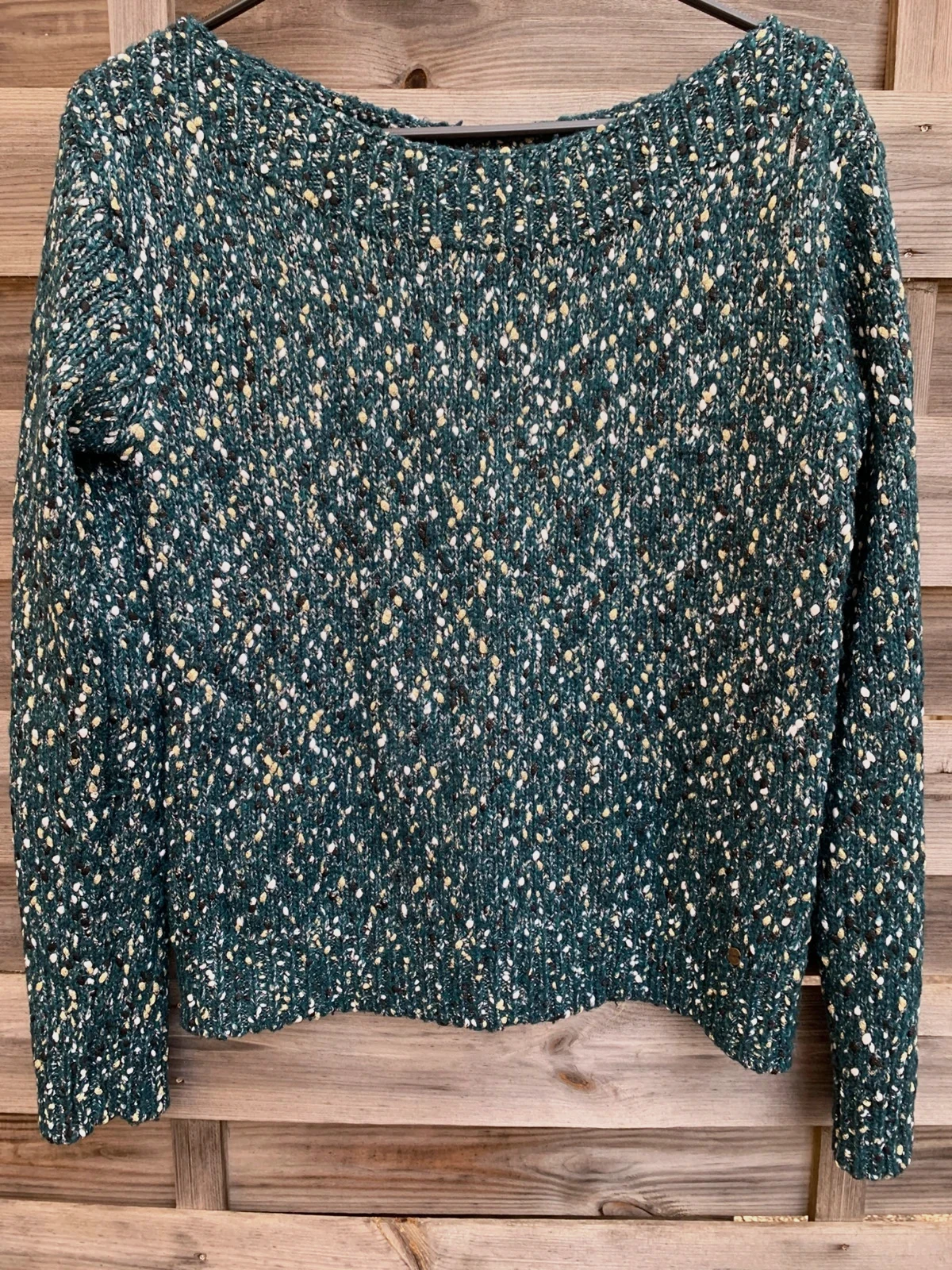Pull liberto bleu canard moucheté – taille XS
