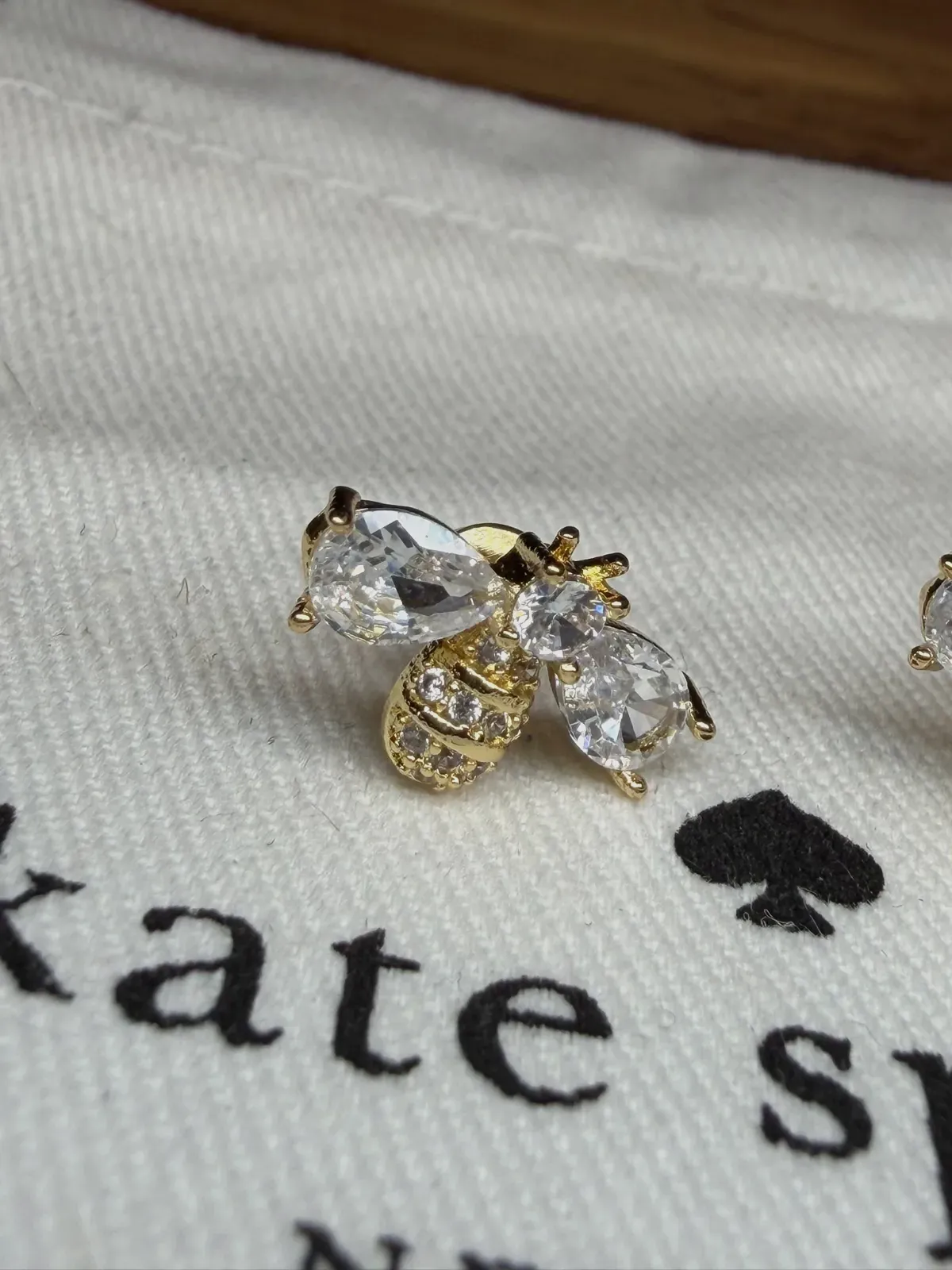 Boucles d'oreilles abeille Kate Spade New York – Kate Spade – doré – taille Taille unique 3