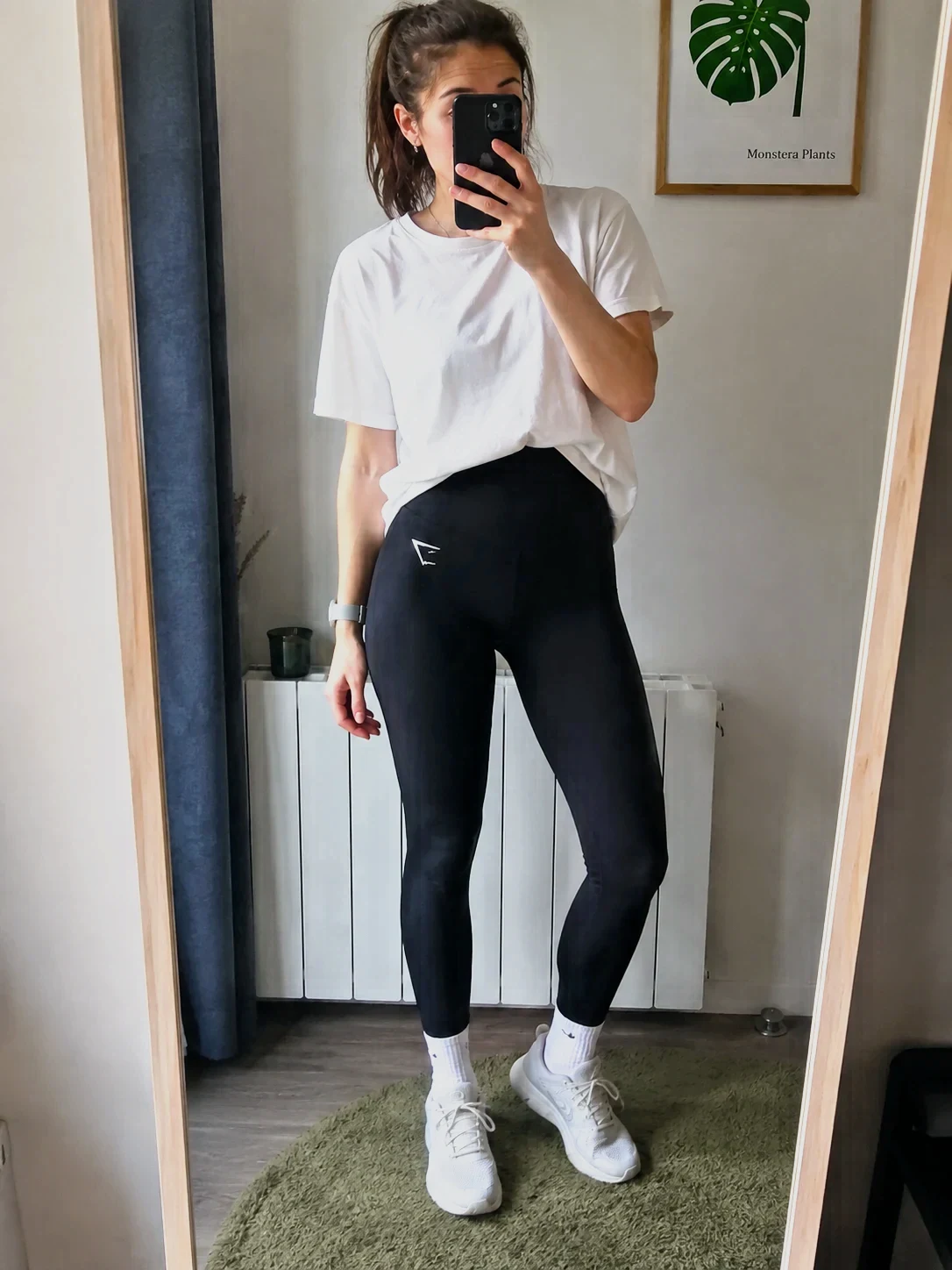 Leggings Gymshark noir taille haute XS