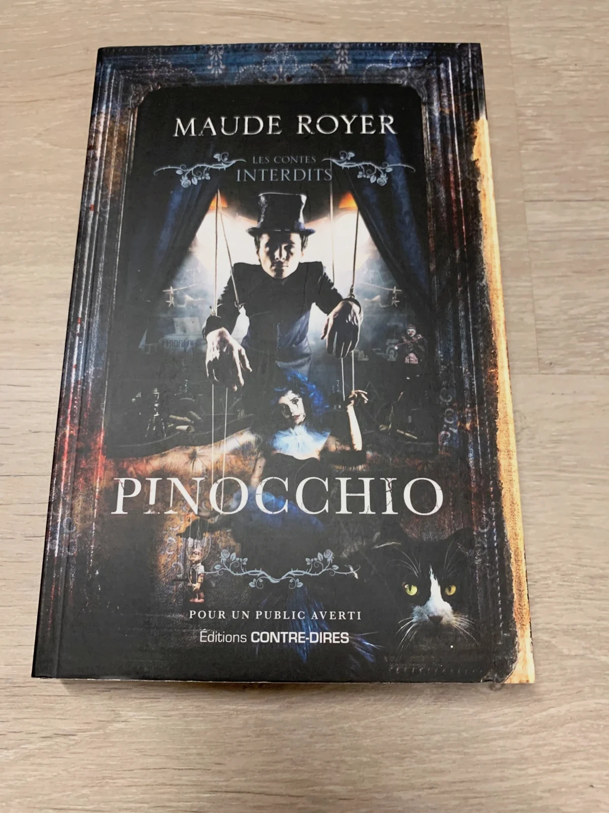 📚 Livre Pinocchio – Maude Royer | Les Contes Interdits 🖤