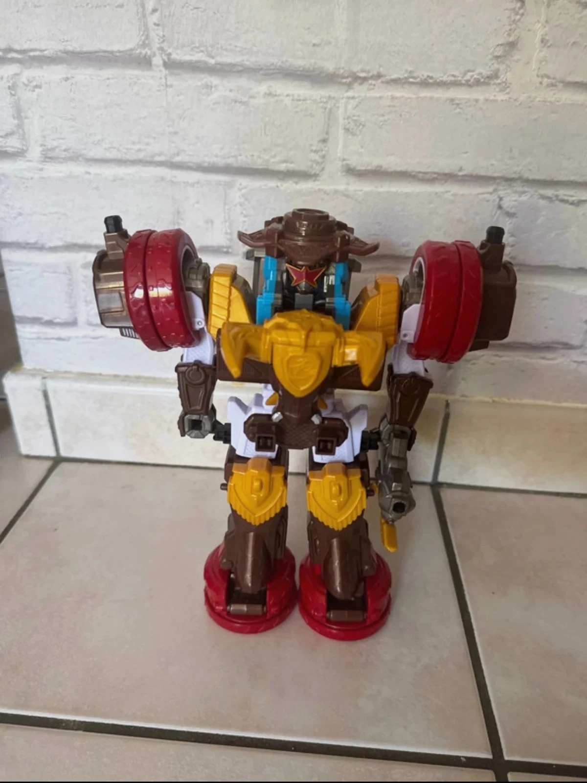 Power Rangers Ninja Stell Megazord Rodeo Bison / BullRider 26cm