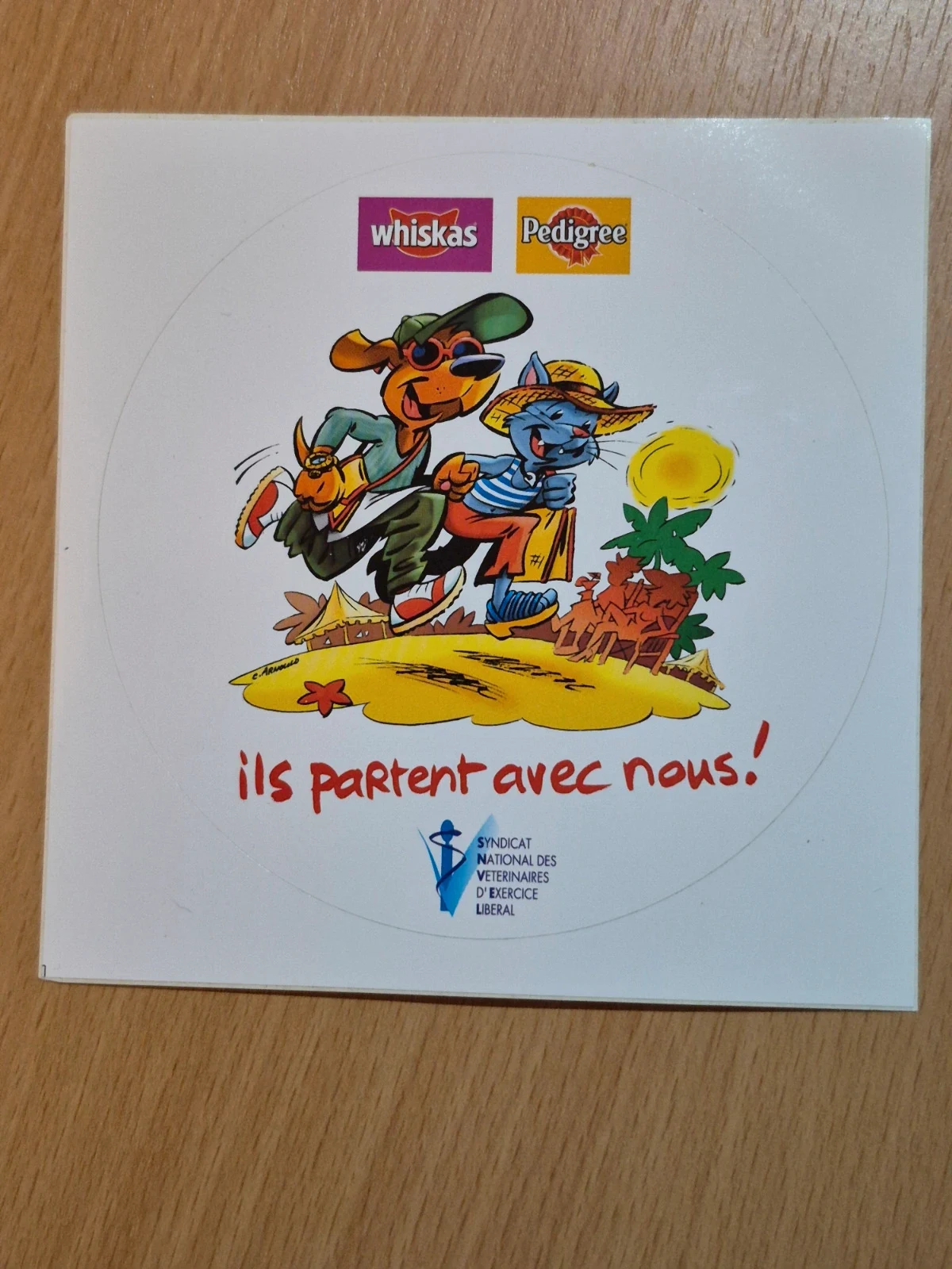 Autocollant vintage années 80