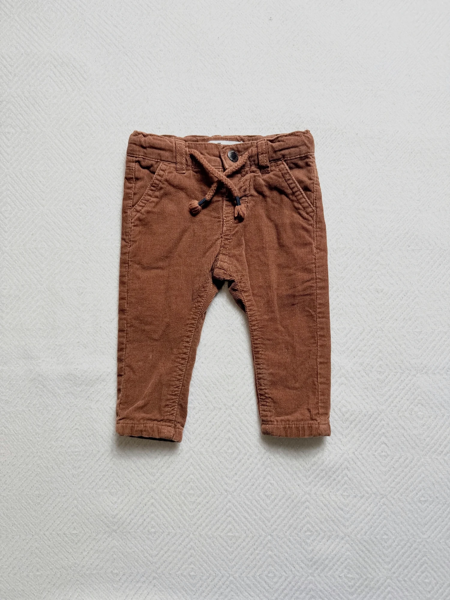 Pantalon velours côtelé marron 3 mois Gémo