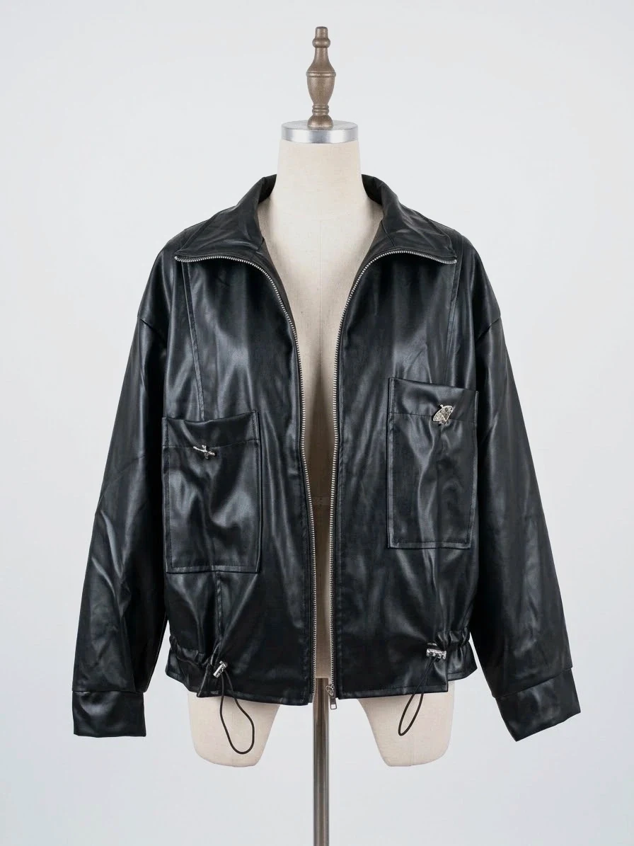 Pu leather jacket brand new – taille M / 38 / 10
