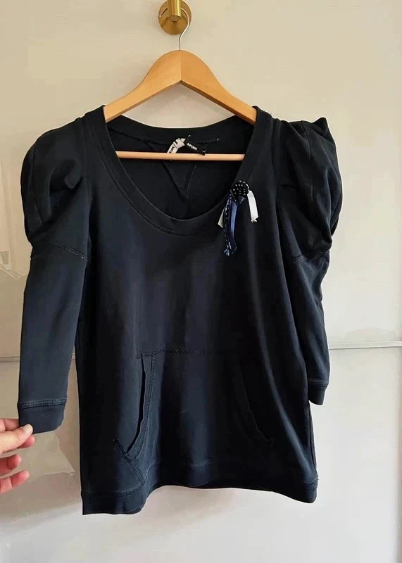 Pull vintage Imperial M-L manches bouffantes Made in Italy Y2K