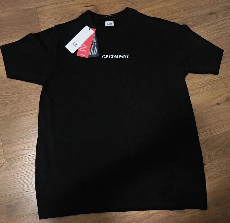 T-shirt C.P. Company Metropolis Series Noir Taille M Neuf avec étiquettes