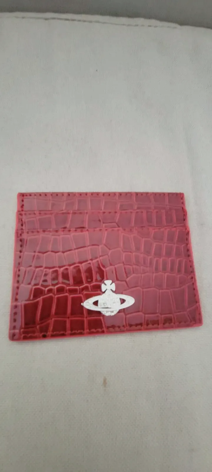 Porte-cartes Vivienne Westwood effet croco rouge – Vivienne westwood – taille Taille unique 2