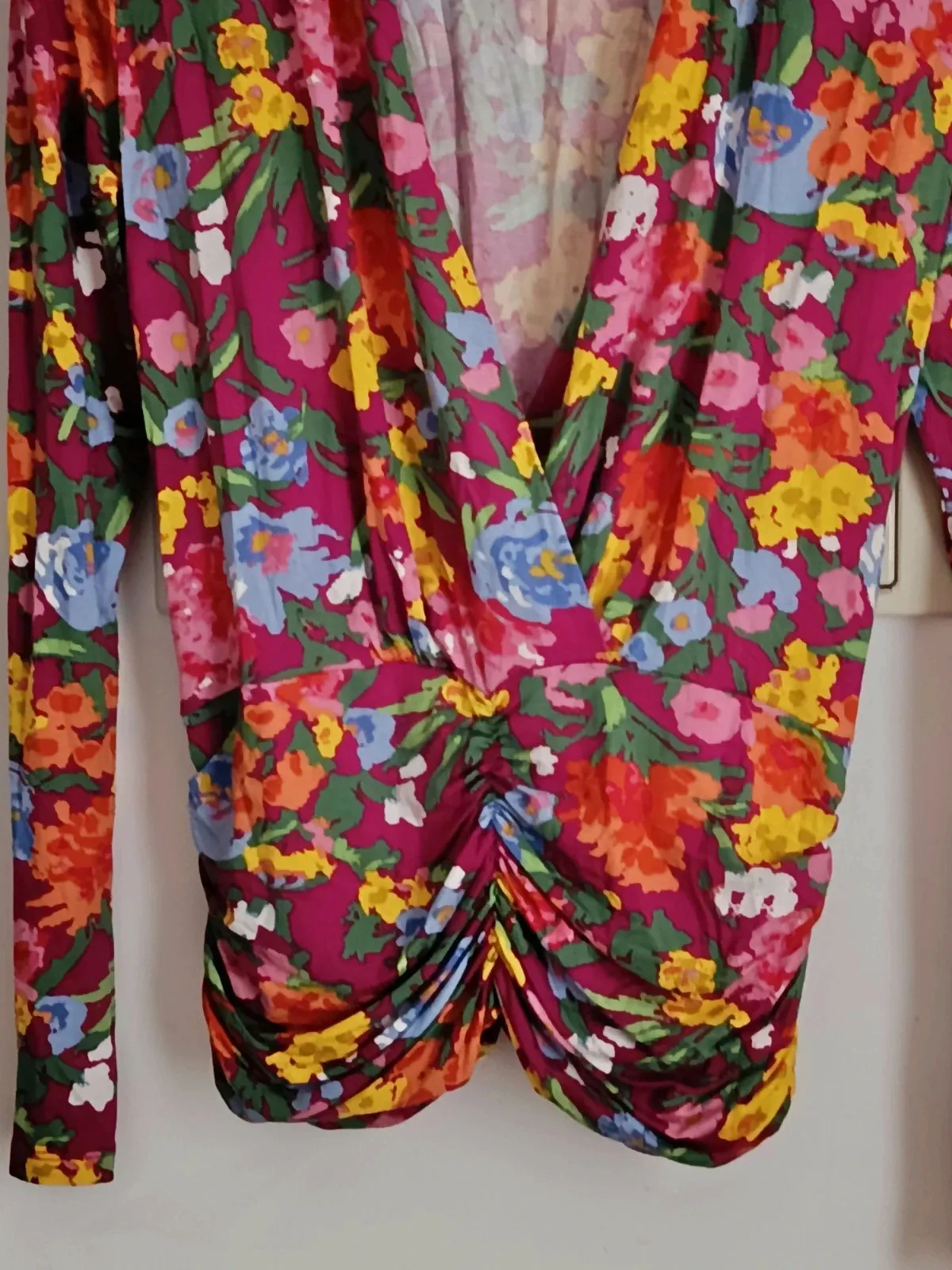 Lefties floral con escote cruzado y fruncido🔥🔥 – Lefties – taille L / 40 / 12 2