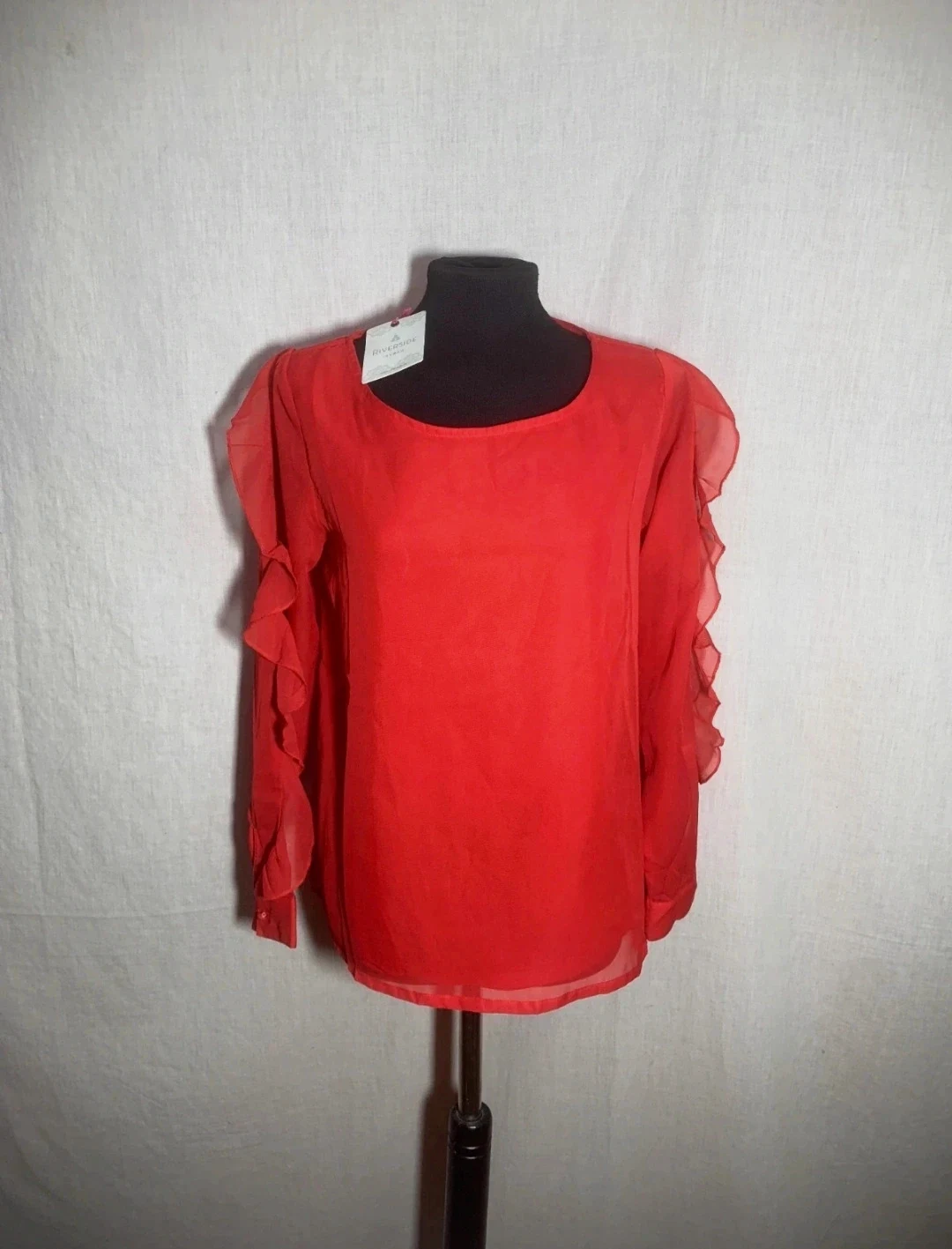 Blusa de Ceremonia Roja con Volantes | Red Ceremony Blouse with Ruffles