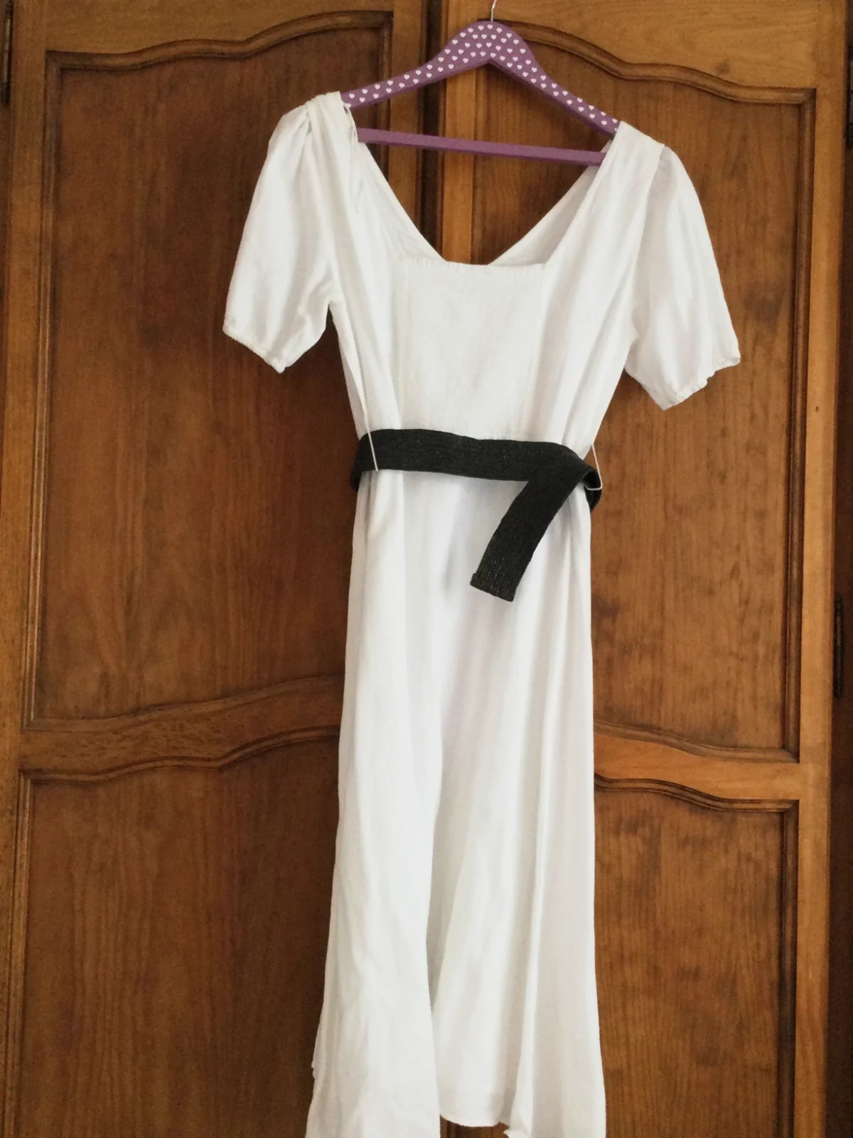 Vestido midi blanco ⭐