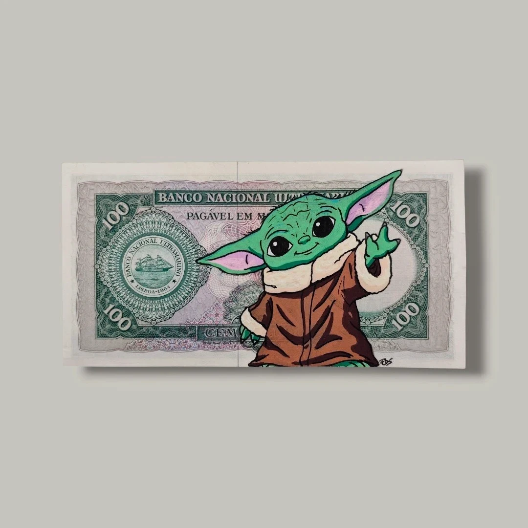Billet Authentique Custom – Mozambique & Baby Yoda