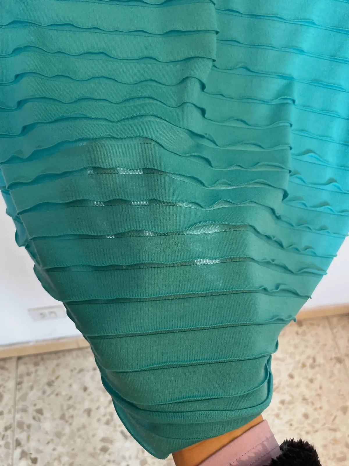 Camiseta turquesa de tirantes con volantes - Talla XXL - C&A – C&A – taille XXL / 44 / 16 4