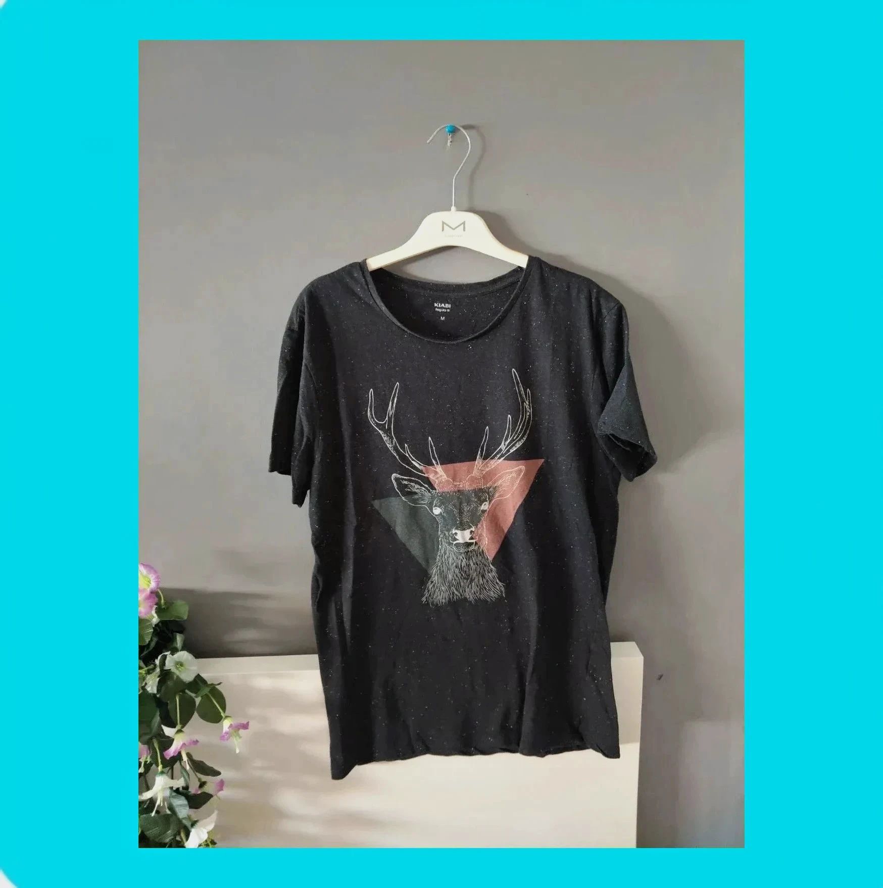 🩵 Camiseta Hombre Ciervo 🩵 – Kiabi – taille M