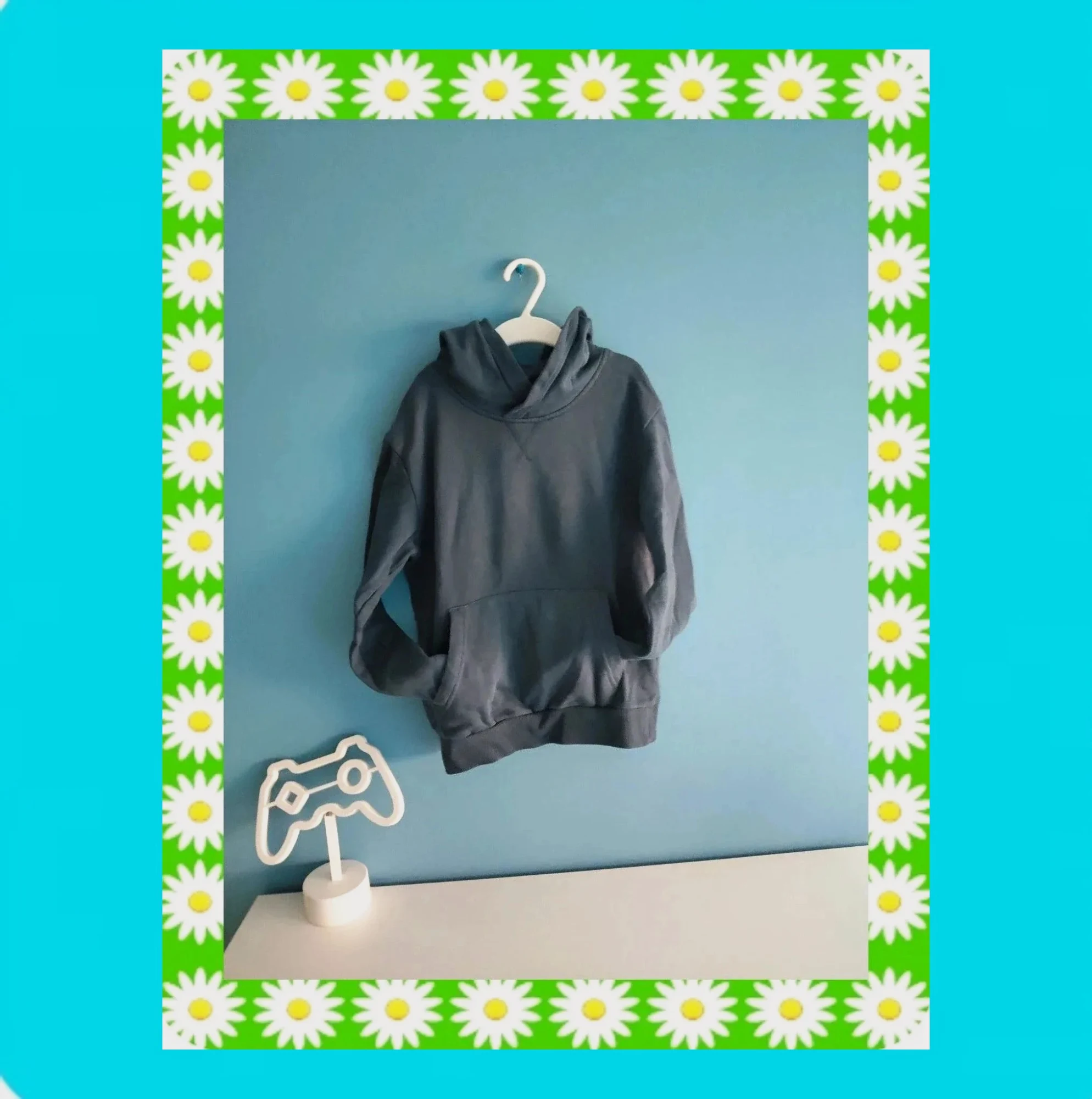 🩵 Sudadera Básica Algodón Orgánico 🩵 – H&M – taille 7 ans / 122 cm