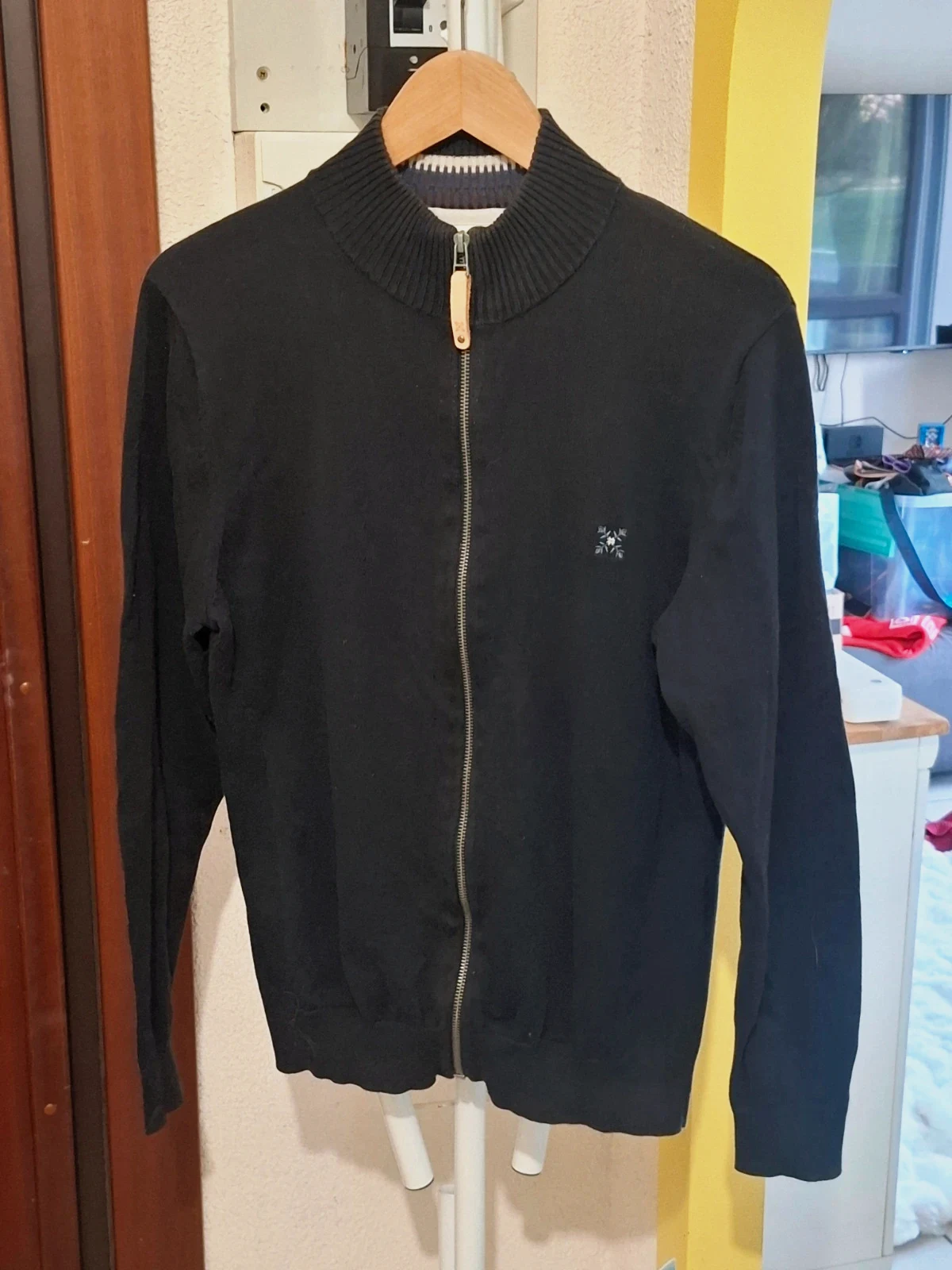 Gilet / Veste Zippée Rétro Vintage Noir Oxbow T.M / M