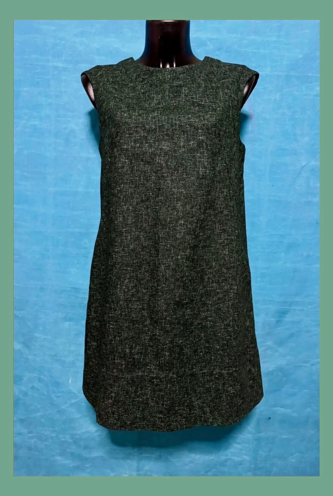Vestido mini lana de marni , color verde oscuro jaspeado 😍