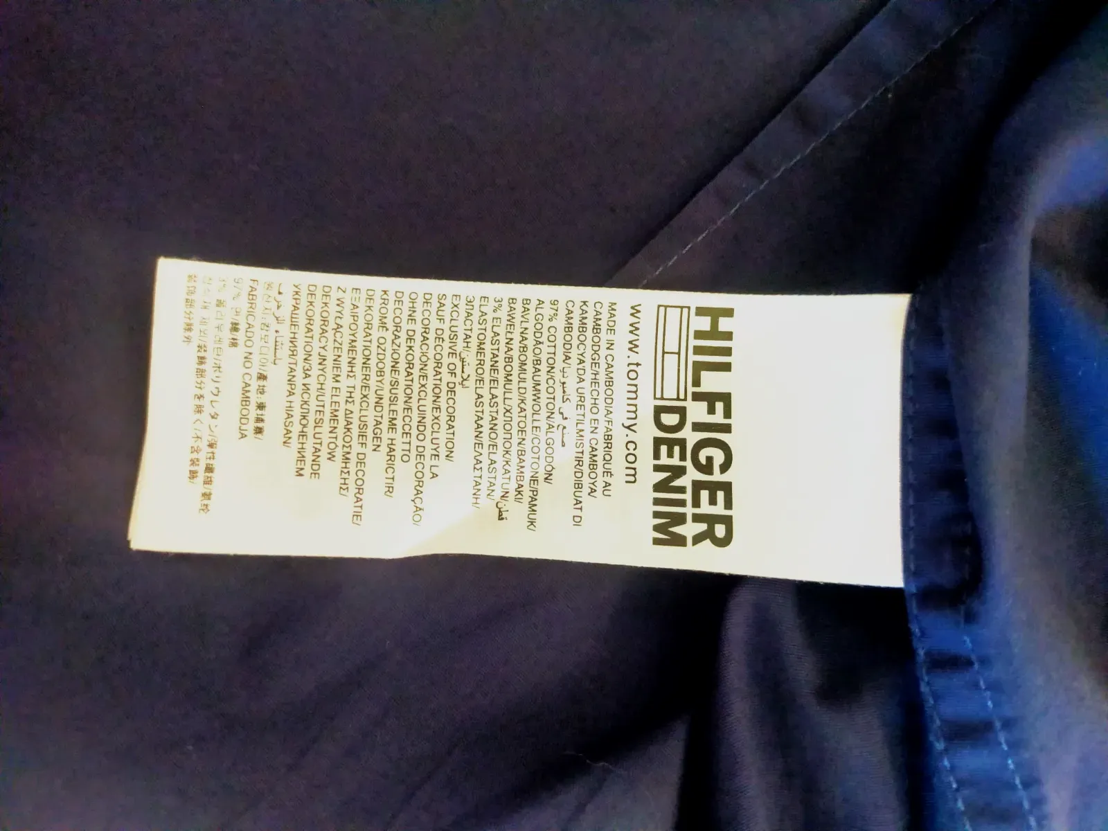 Chemise Tommy Hilfiger Slim Fit marine vintage 2014 xl – Tommy Hilfiger – taille XL 5