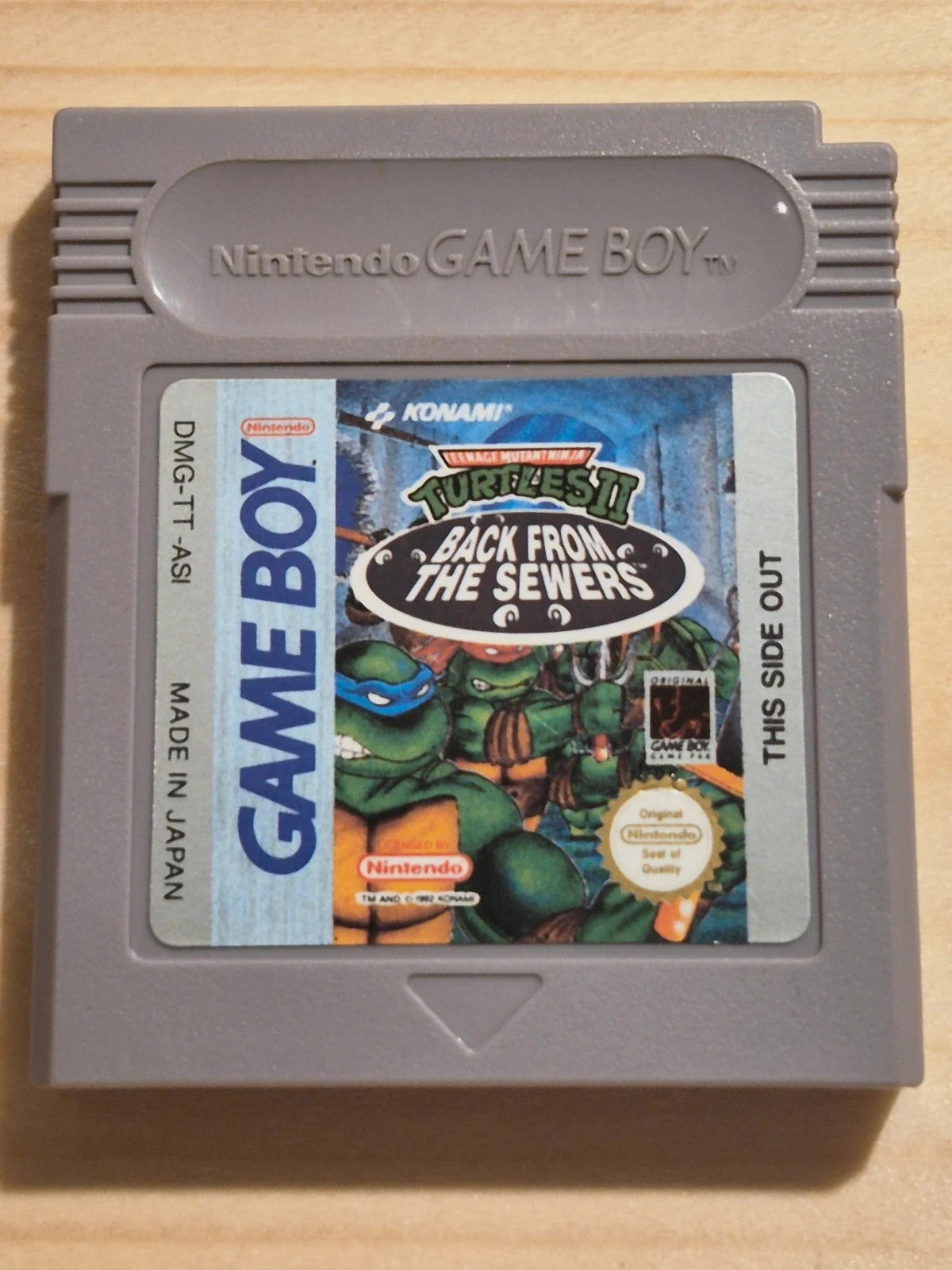 Jeu Nintendo Game Boy - TMNT II: back from the sewers (Original)