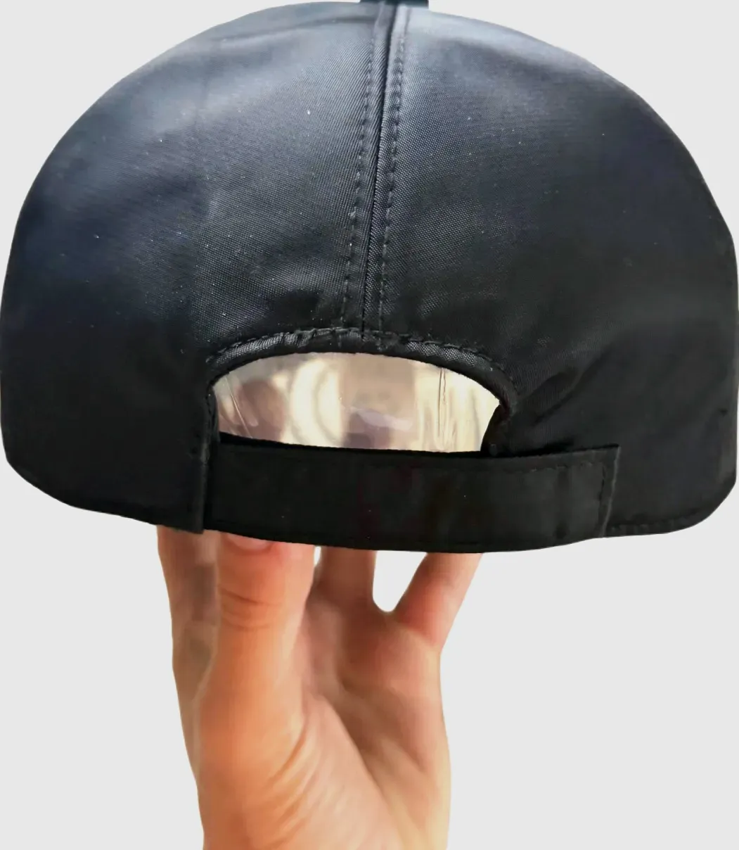 Casquette noire Prada à logo – Prada – noir – taille Taille unique 5