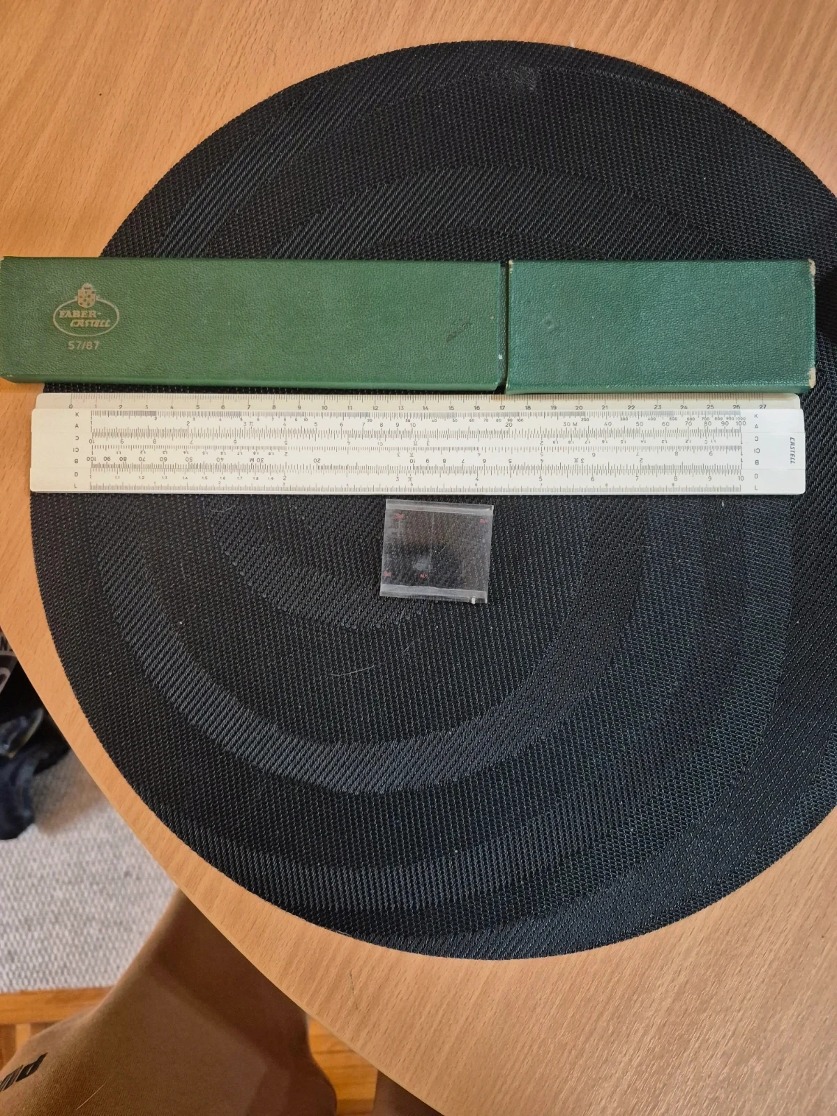 Règle à calcul Vintage Faber-Castell 57/87 Rietz - Étui Original