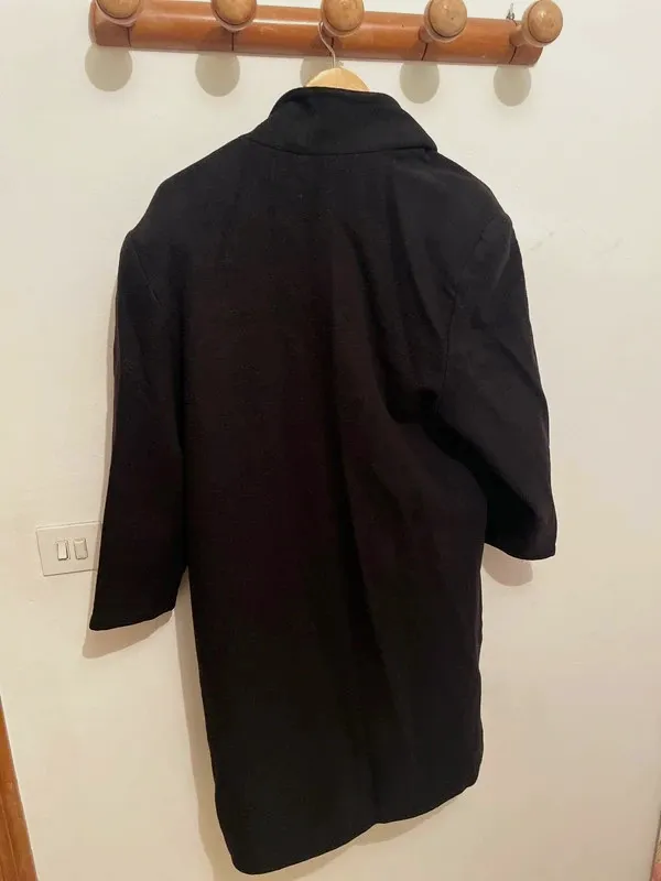 Abrigo Negro Vintage Nikole - Made in Spain - Talla 42 (L) – Nikole – taille XL / 42 / 14 4