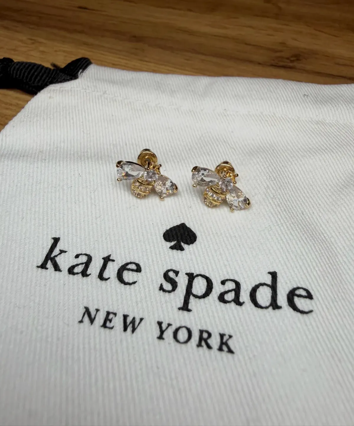 Boucles d'oreilles abeille Kate Spade ( or rose )  – Kate Spade – or rose – taille Taille unique 2