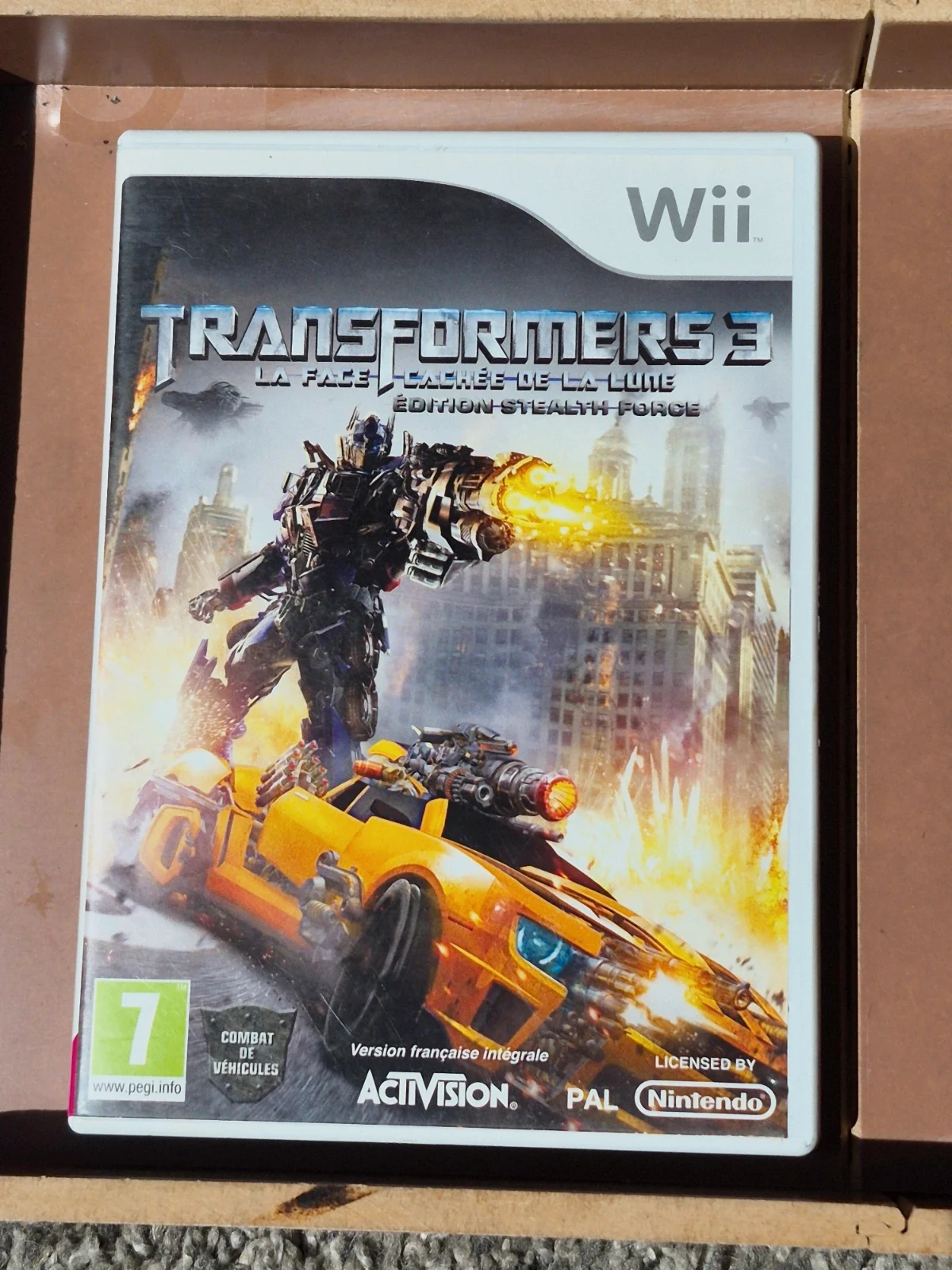 Jeu Nintendo Wii Transformers 3 La Face Cachée de la Lune
