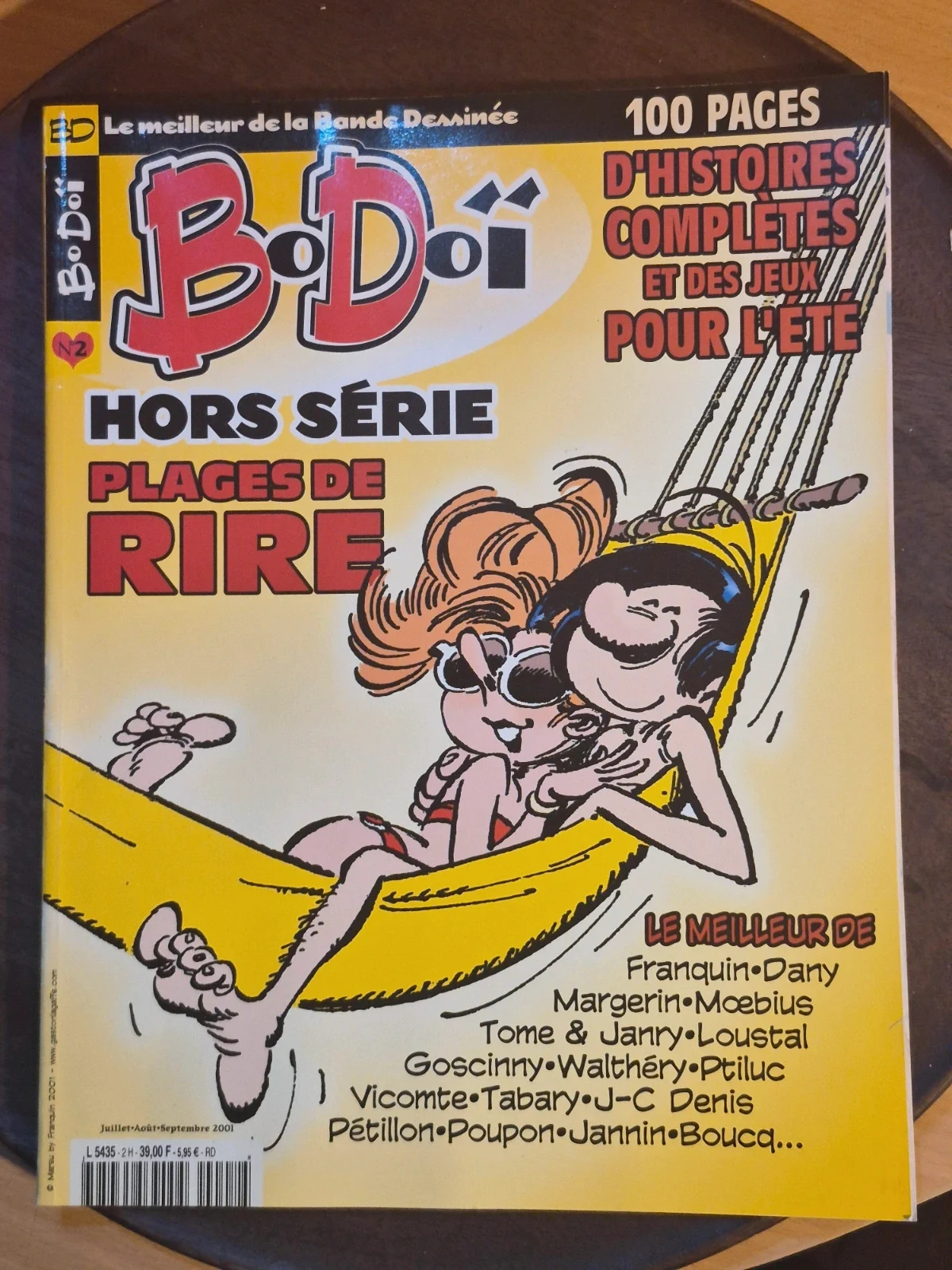 Magazine BD BoDoï Hors-Série N°2 - Plages de Rire (2001)