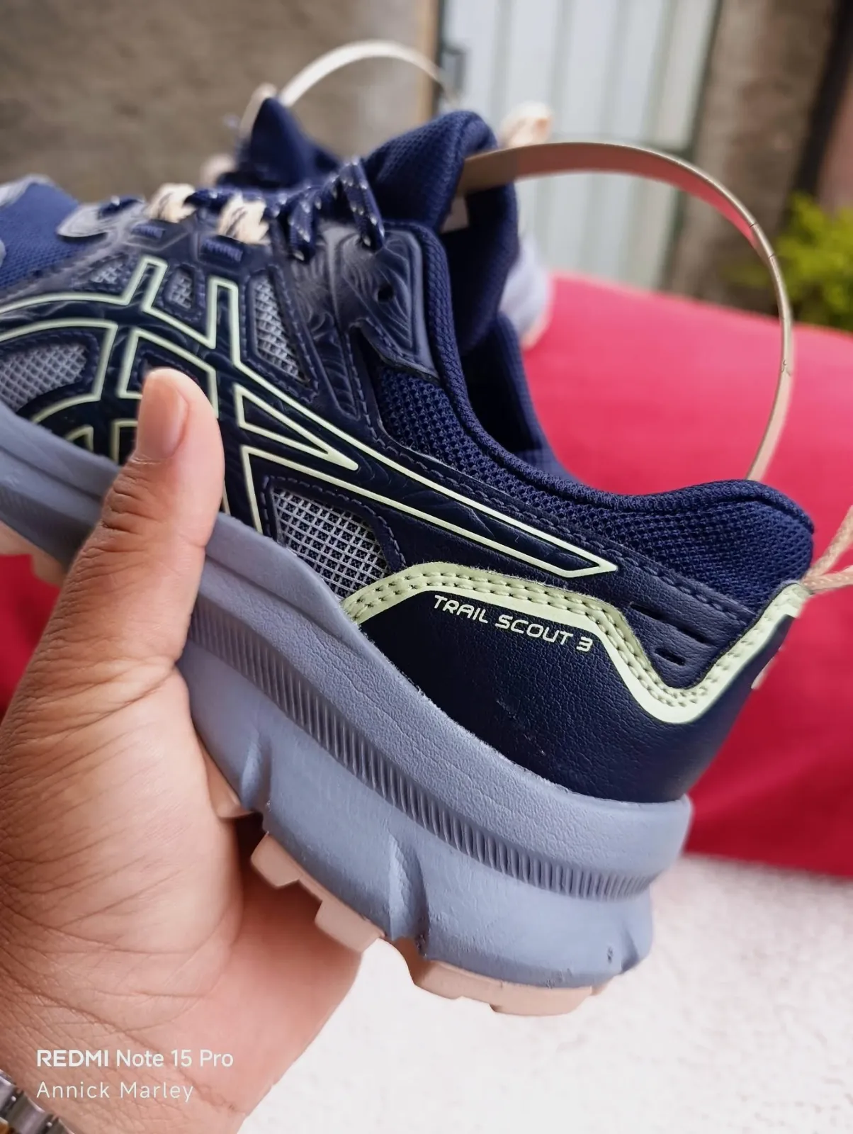 Baskets enfant bleu marine avec strass – no brand – bleu marine – taille S 2