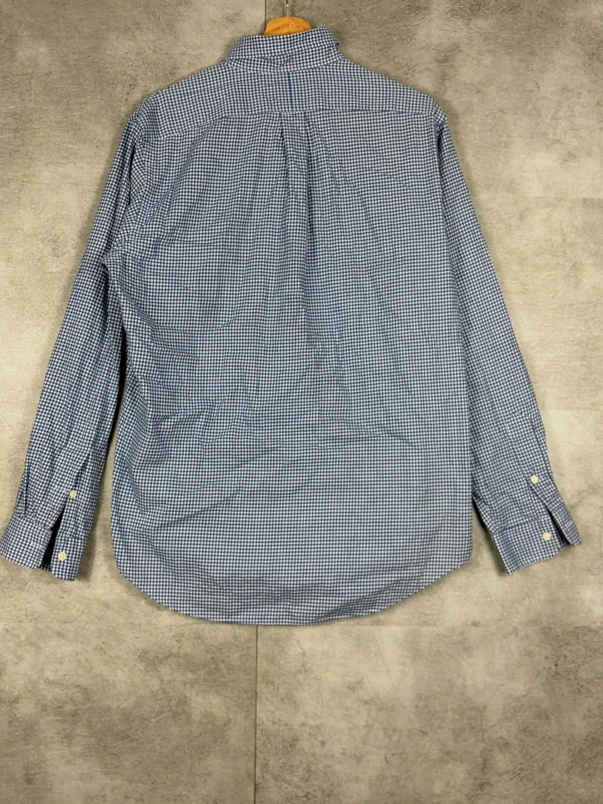 Ralph Lauren homme chemise taille M vichy bleu blanc coton logo brodé – Ralph Lauren – taille M 2