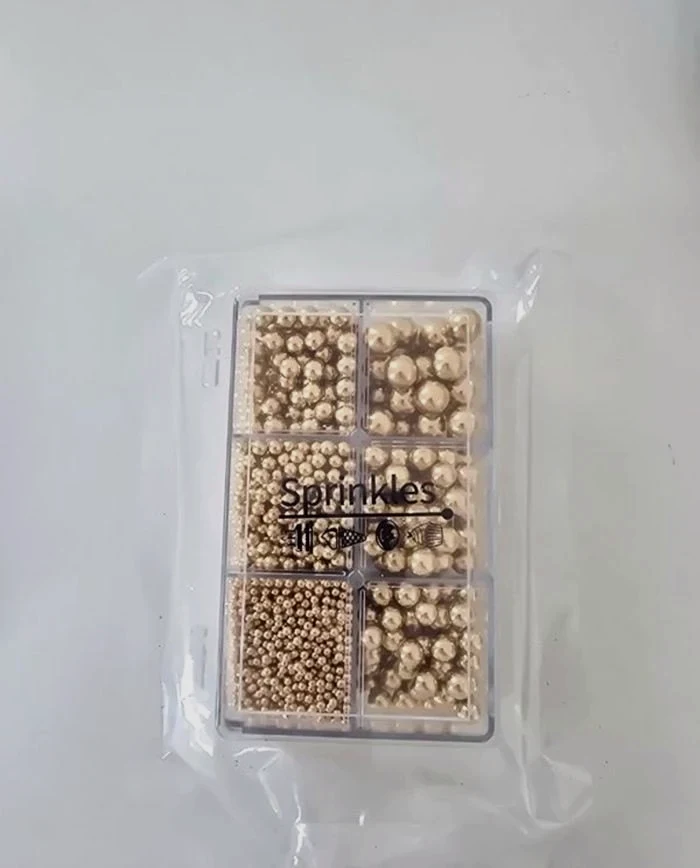 2 boîtes perles pour déco gâteaux neuf