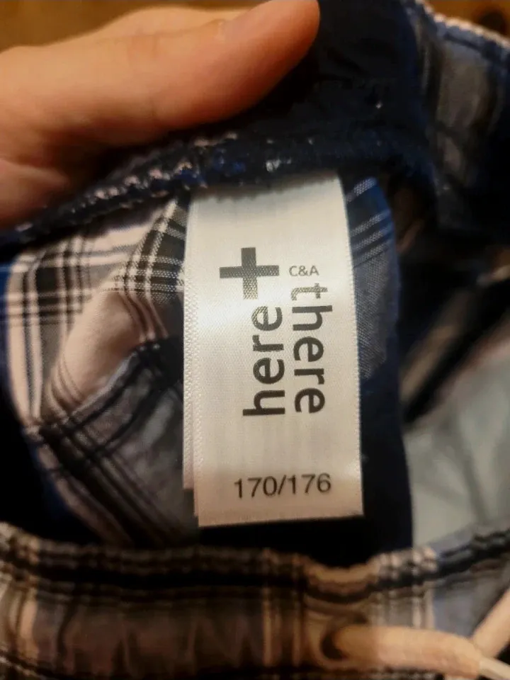 Pantalones cortos de cuadros c&a talla 170/176 – C&A – taille 15 ans / 170 cm 5