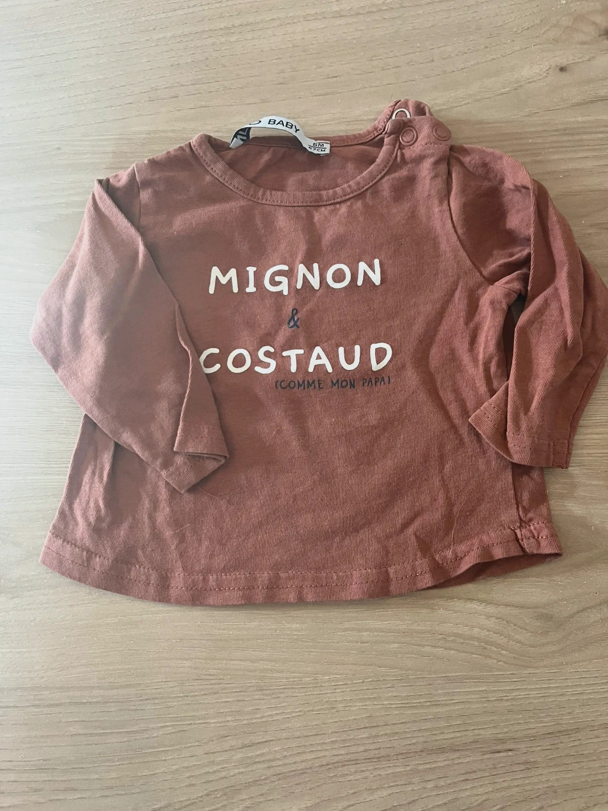 Tee-shirts manche Longue garçons – BabyGo – taille 6-9 mois / 68 cm