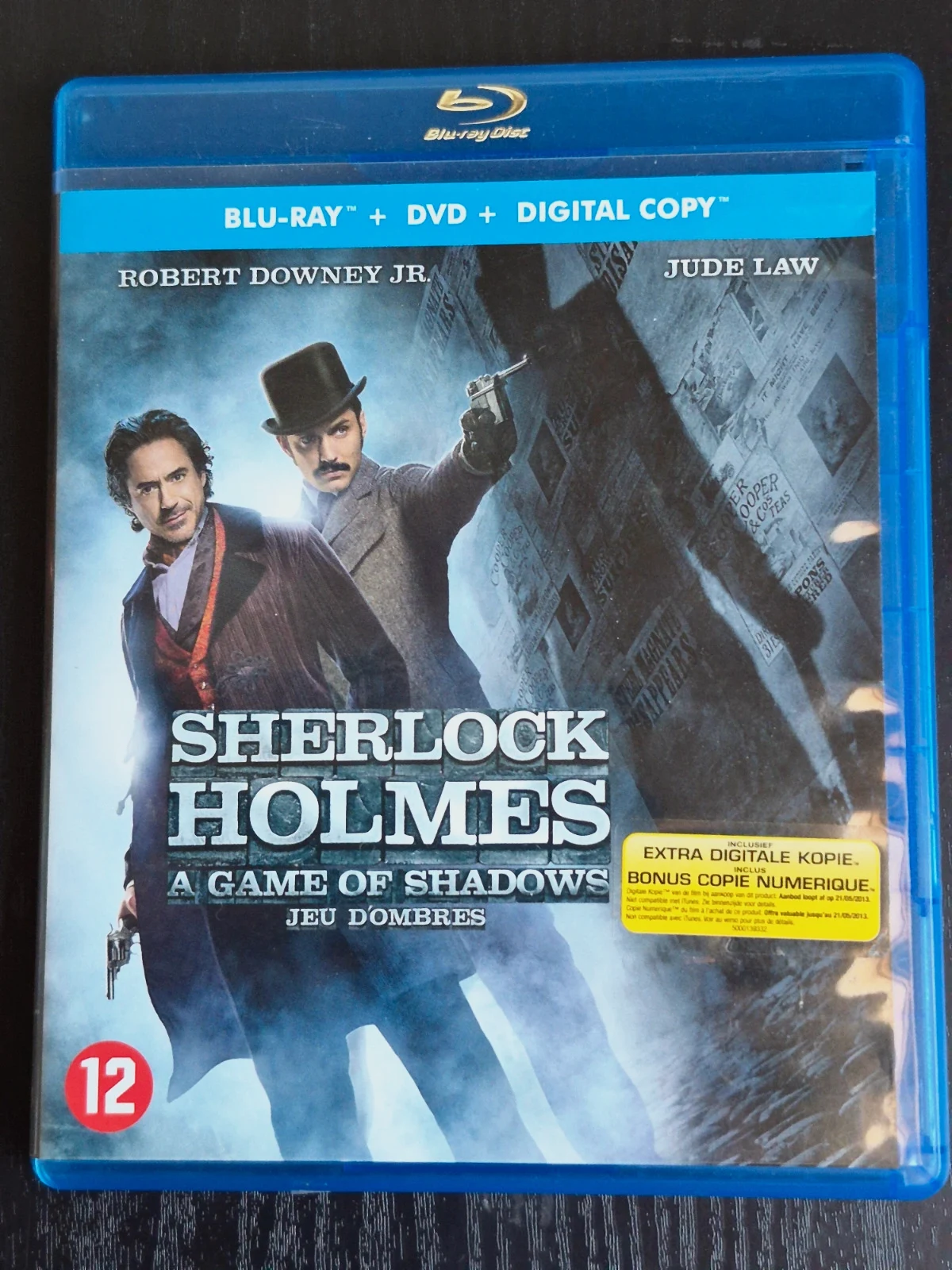 Blu-Ray + DVD Sherlock Holmes 2 : Jeu d'ombres - Robert Downey Jr.