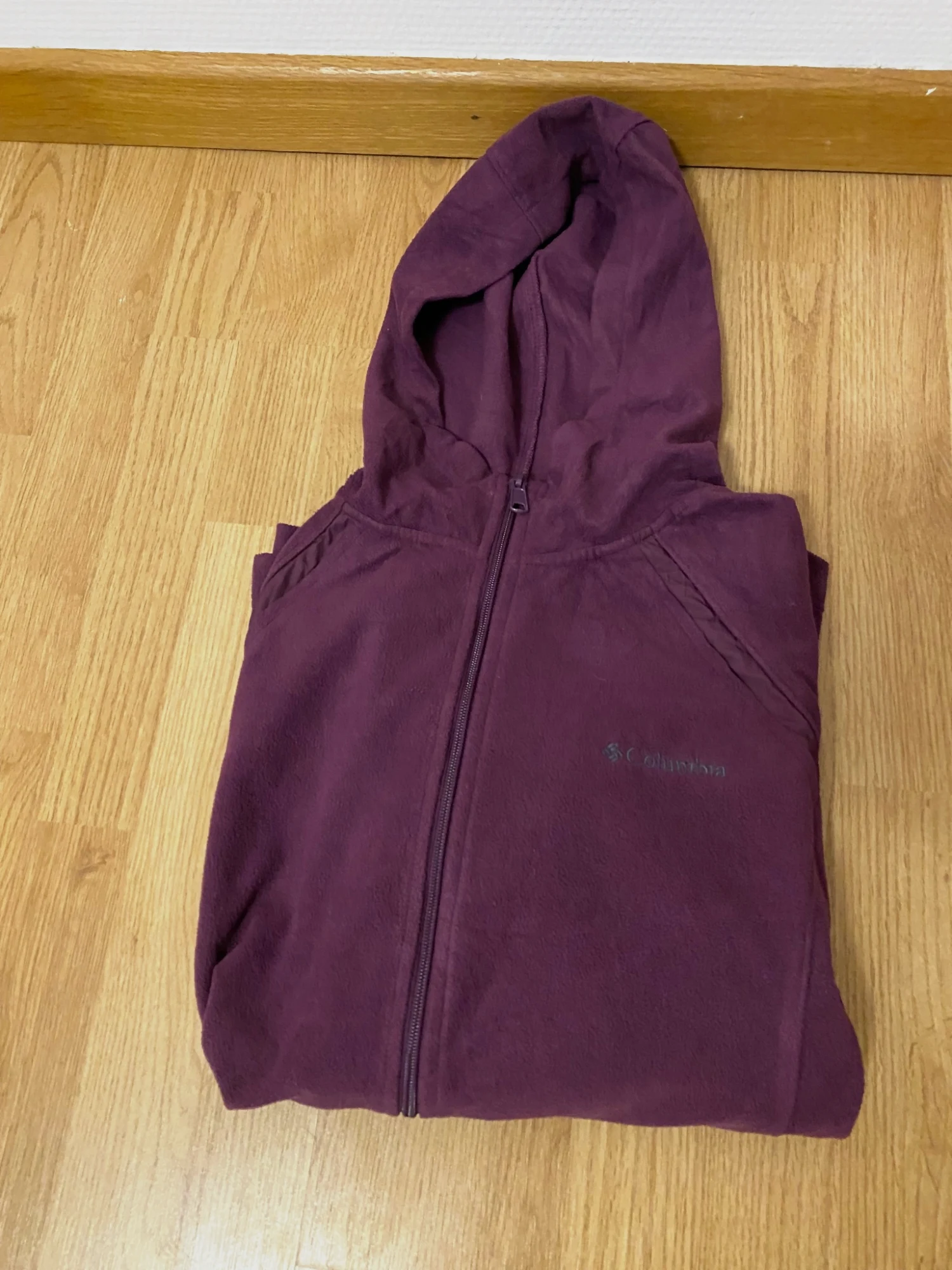 Veste polaire à capuche Columbia prune