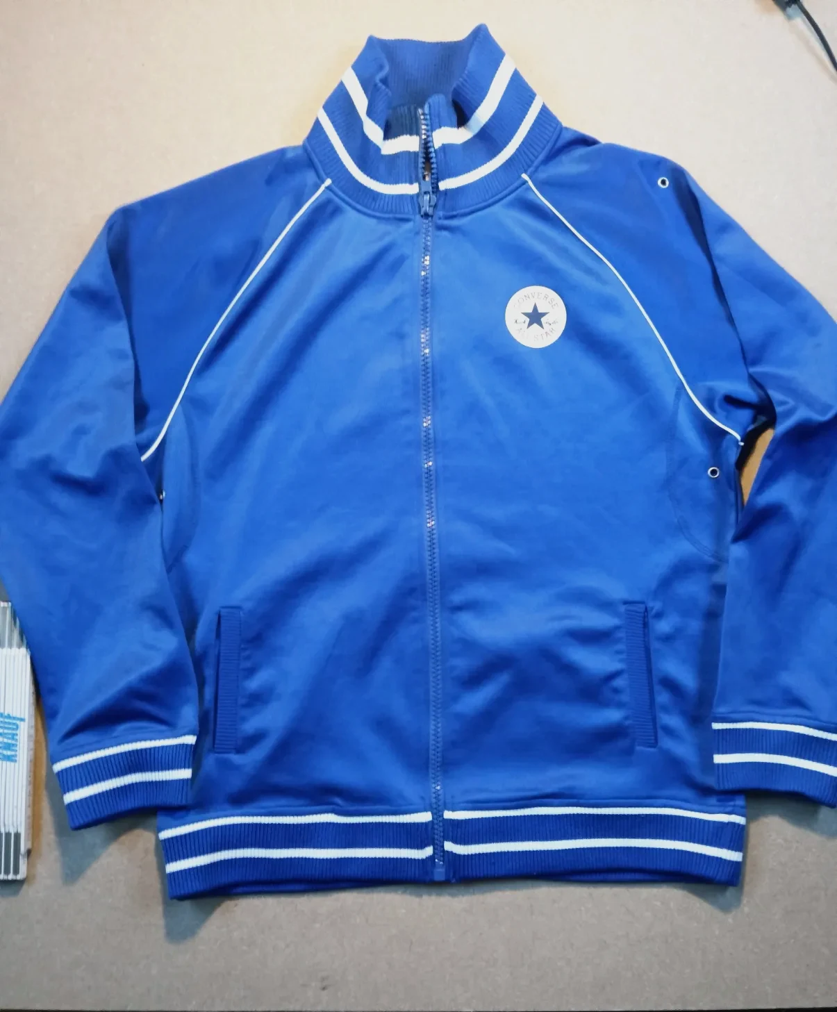 Veste de survêtement Converse bleue