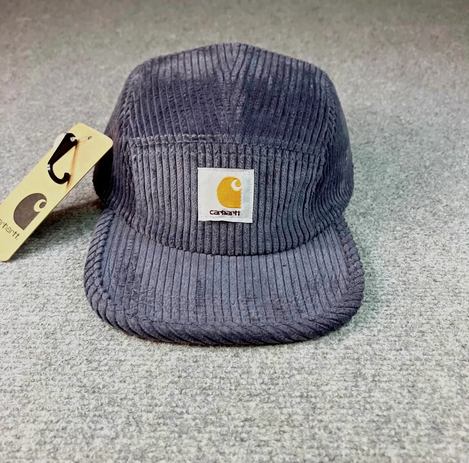 Carhartt Corduroy Cap Navy Beanie Hat Go
