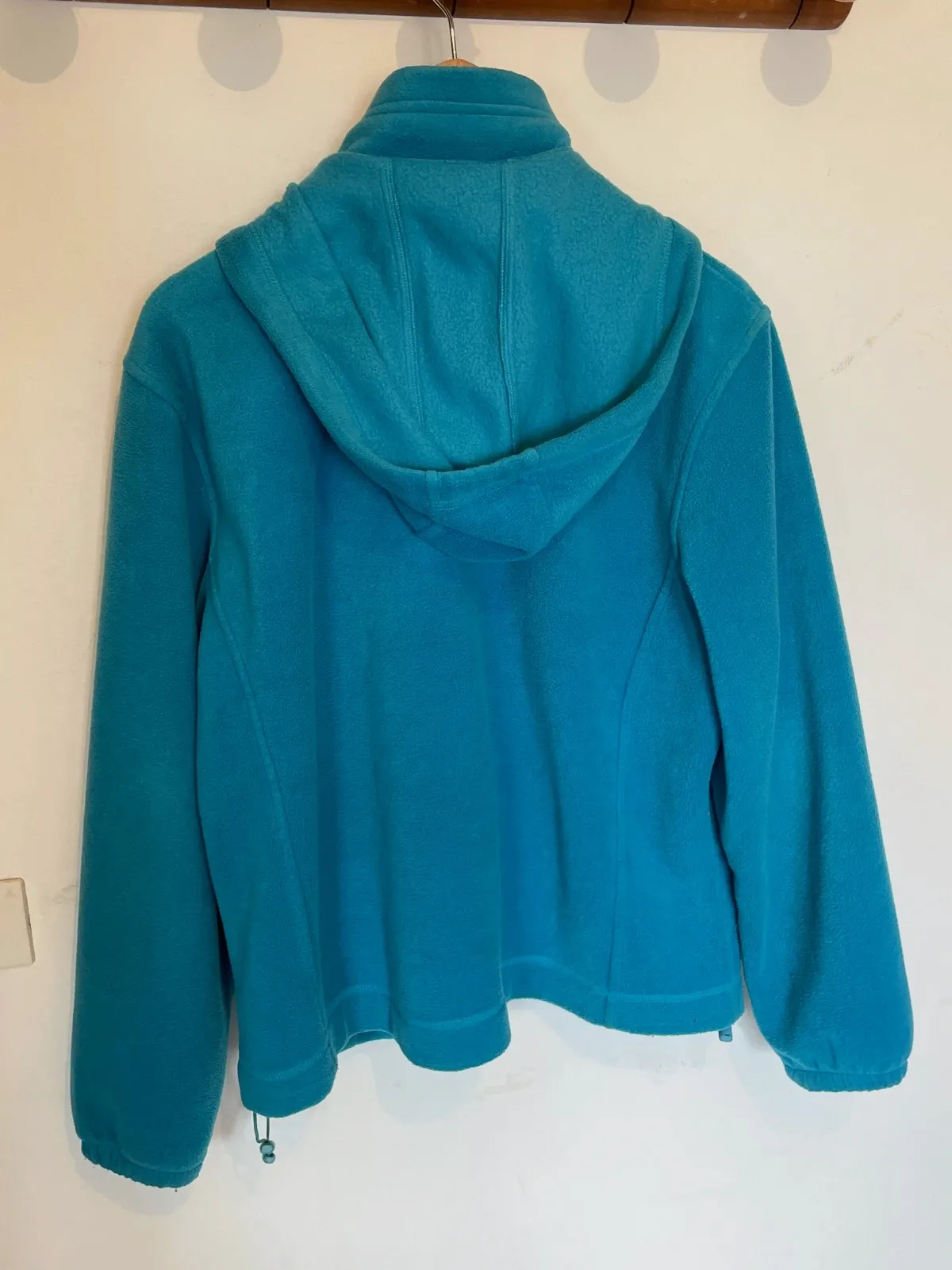 Chaqueta forro polar azul turquesa - Talla XXL - Capucha extraíble – taille XXL / 44 / 16 4