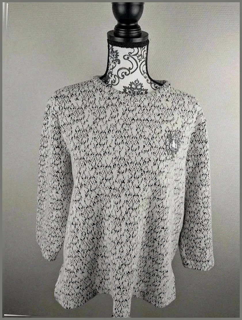 Pull magnifique Zara Collection – taille L/XL maille texturée