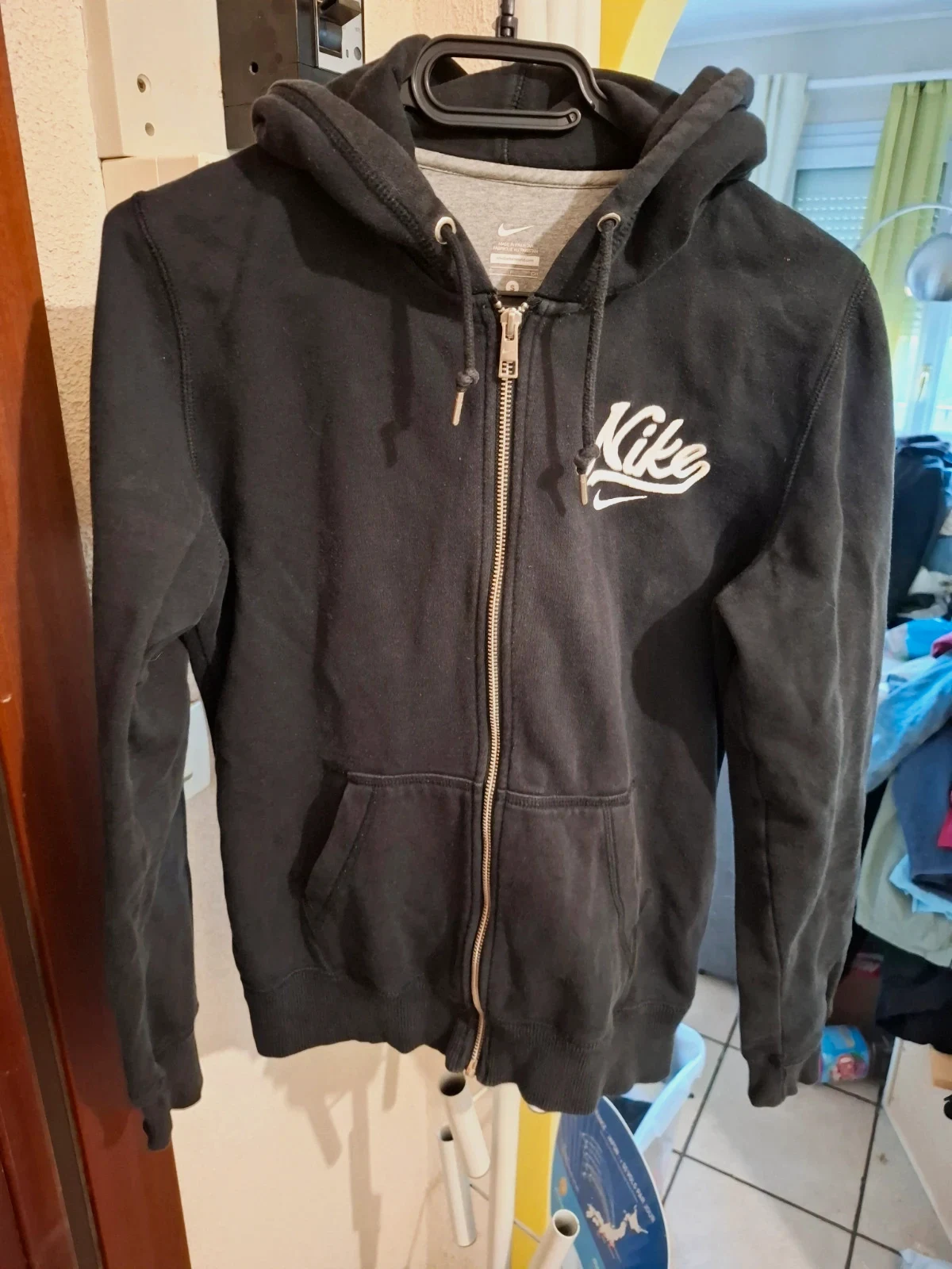 Gilet / Sweat à Capuche Zippé "Nike" Noir T.S