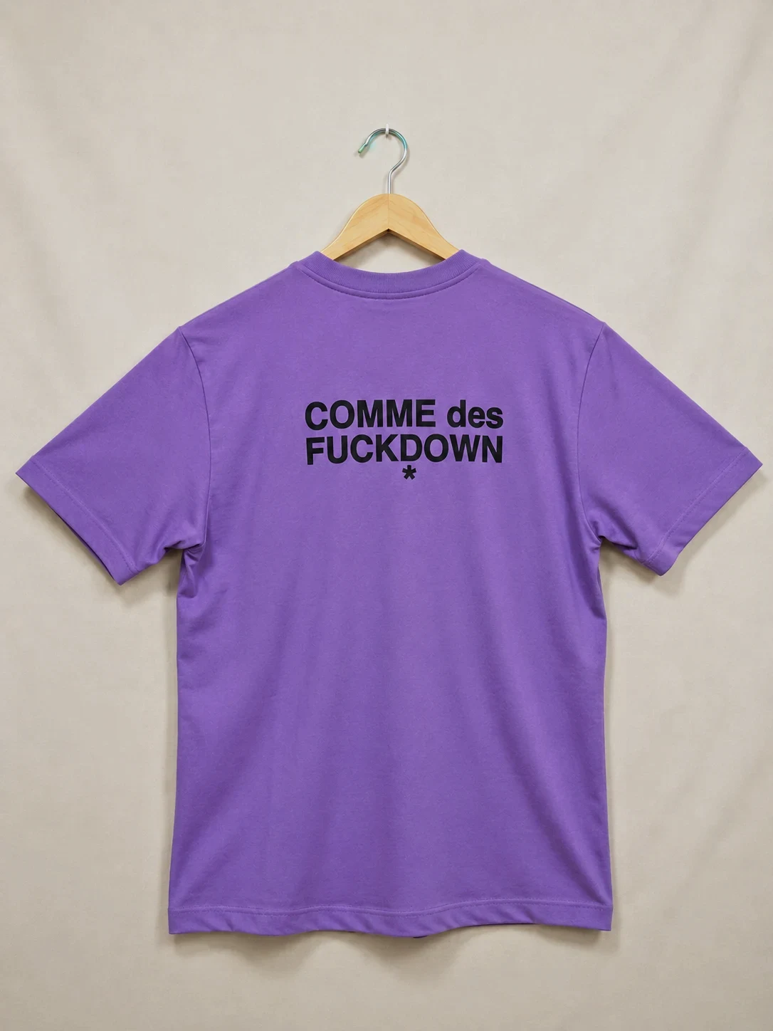 T-shirt violet Comme des Fuckdown