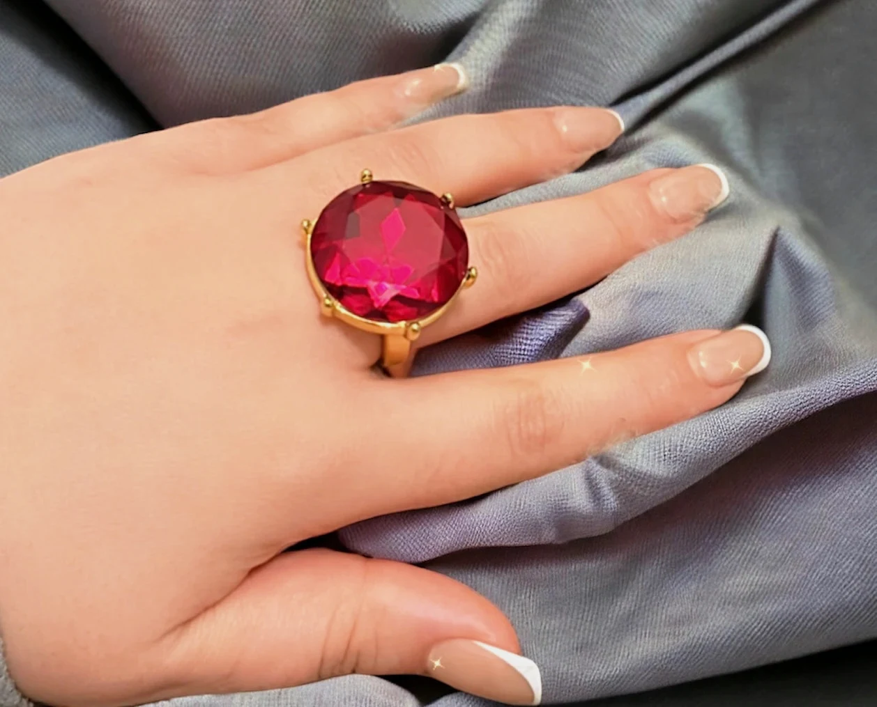 Bague acier inoxydable tendance 10/20/60