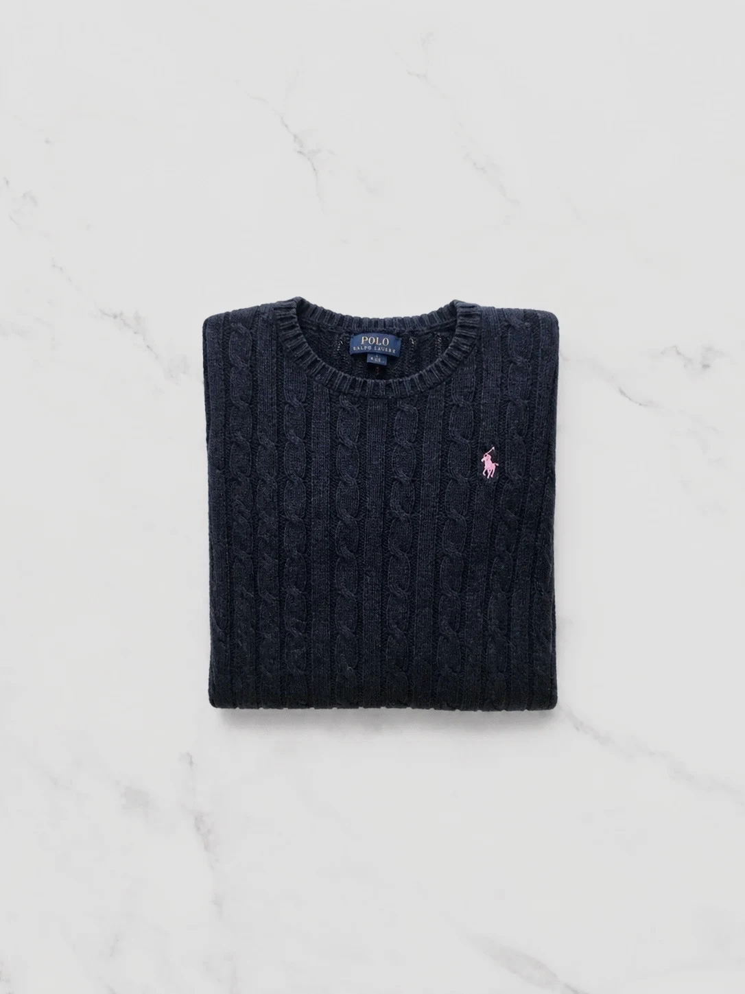 Pull Polo Ralph Lauren bleu marine taille M 8-10 ans